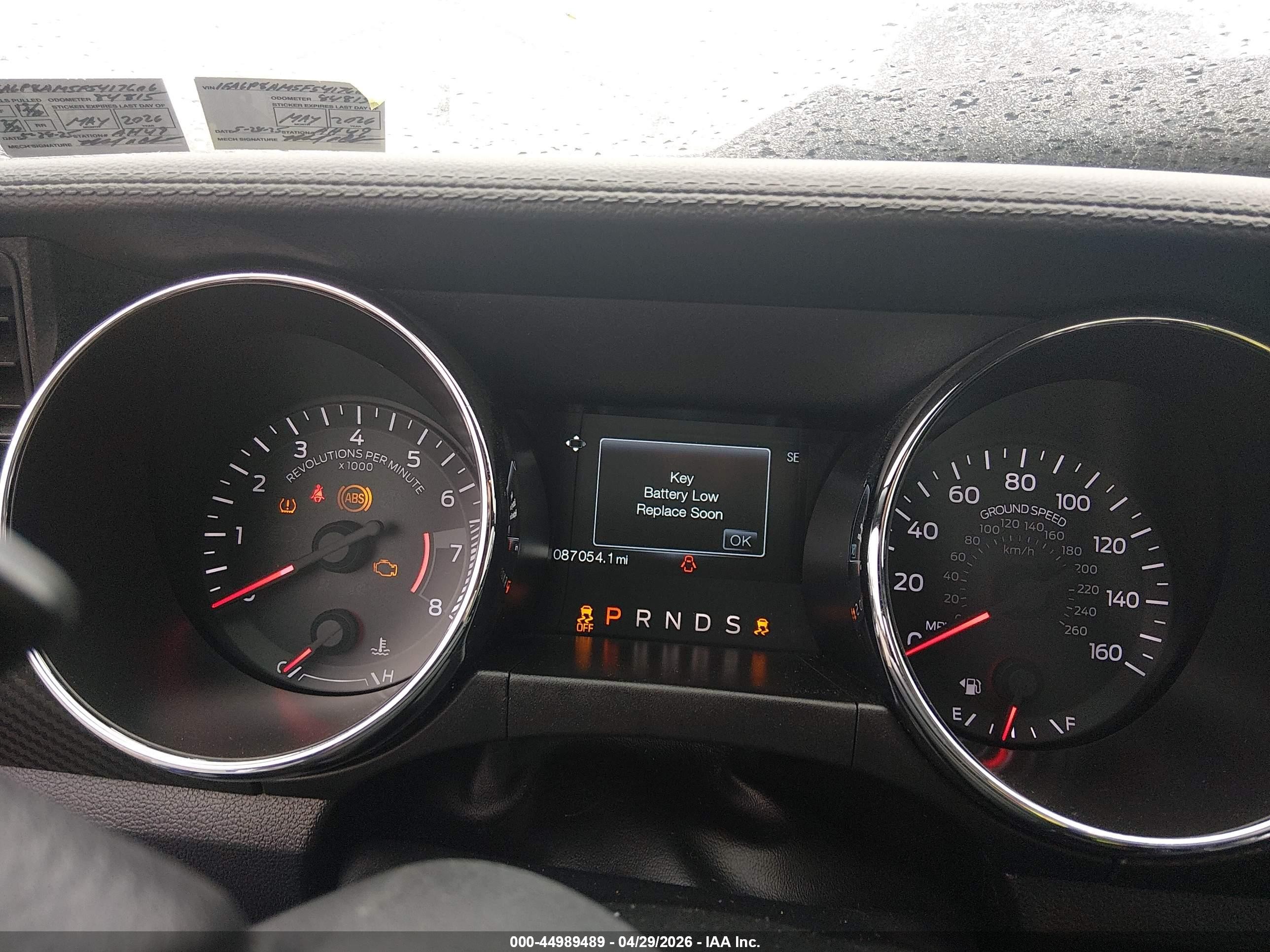 2015 Ford Mustang V6 Blue vin: 1FA6P8AM5F5417606