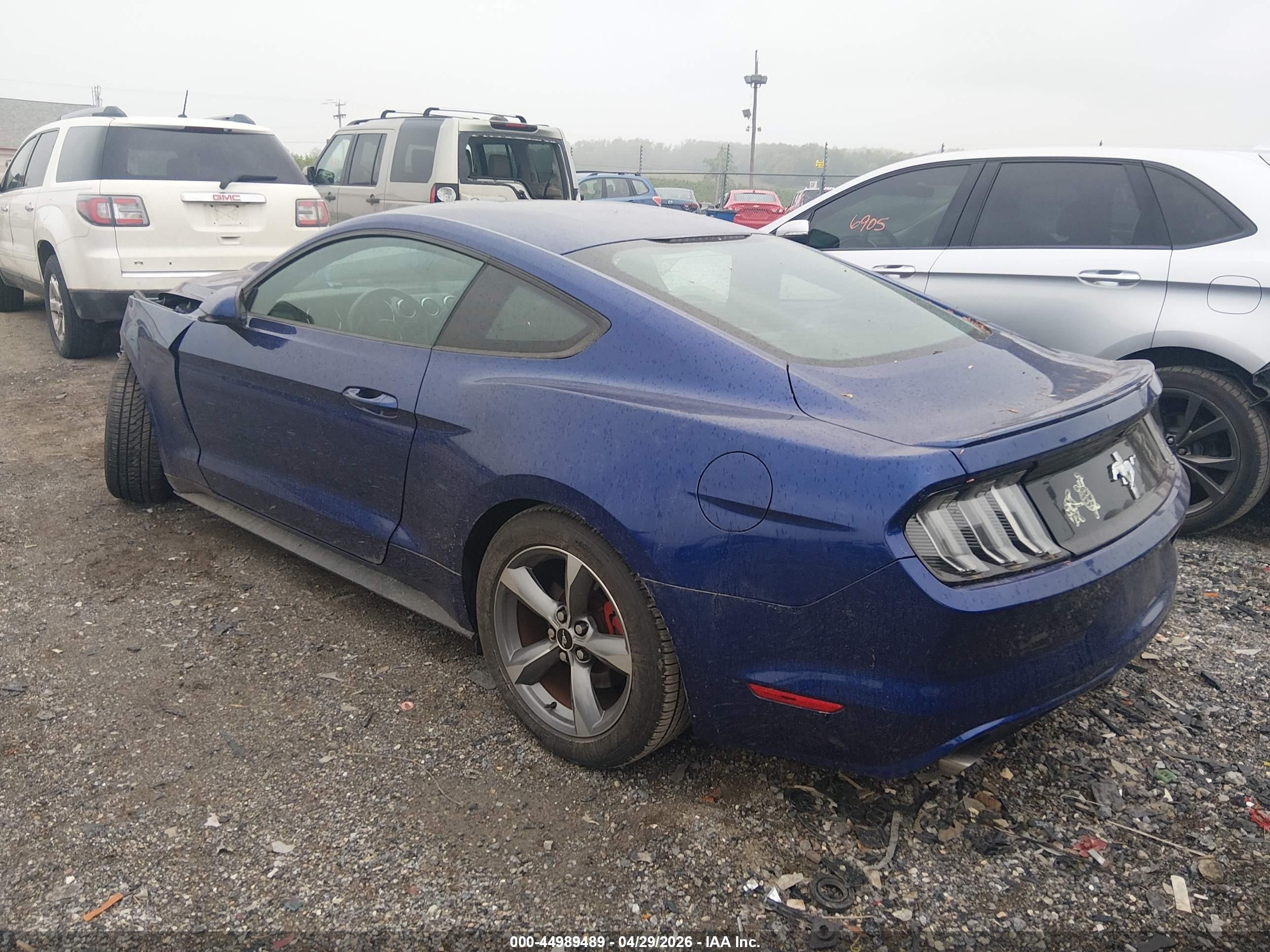 2015 Ford Mustang V6 Blue vin: 1FA6P8AM5F5417606