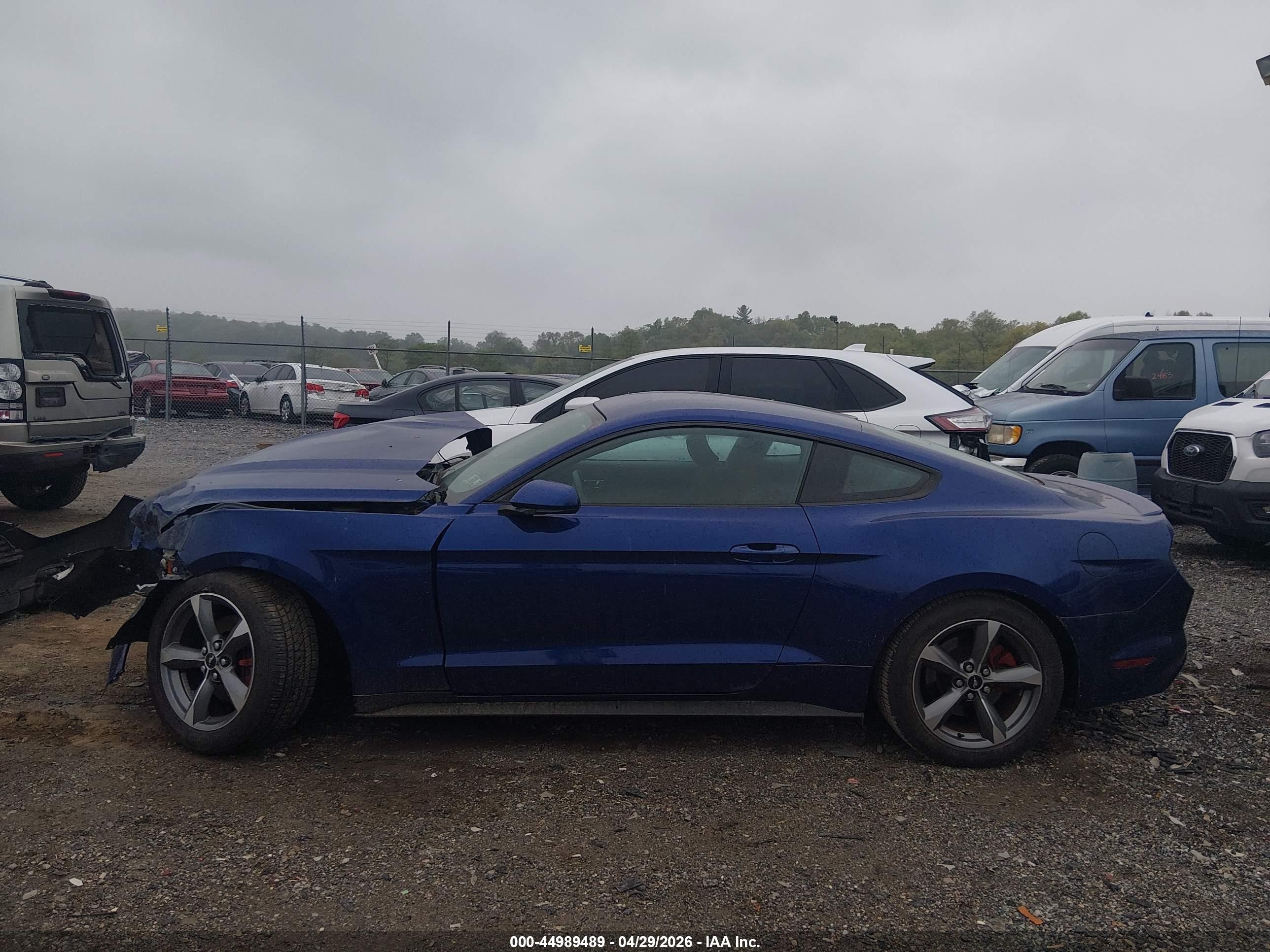 2015 Ford Mustang V6 Blue vin: 1FA6P8AM5F5417606