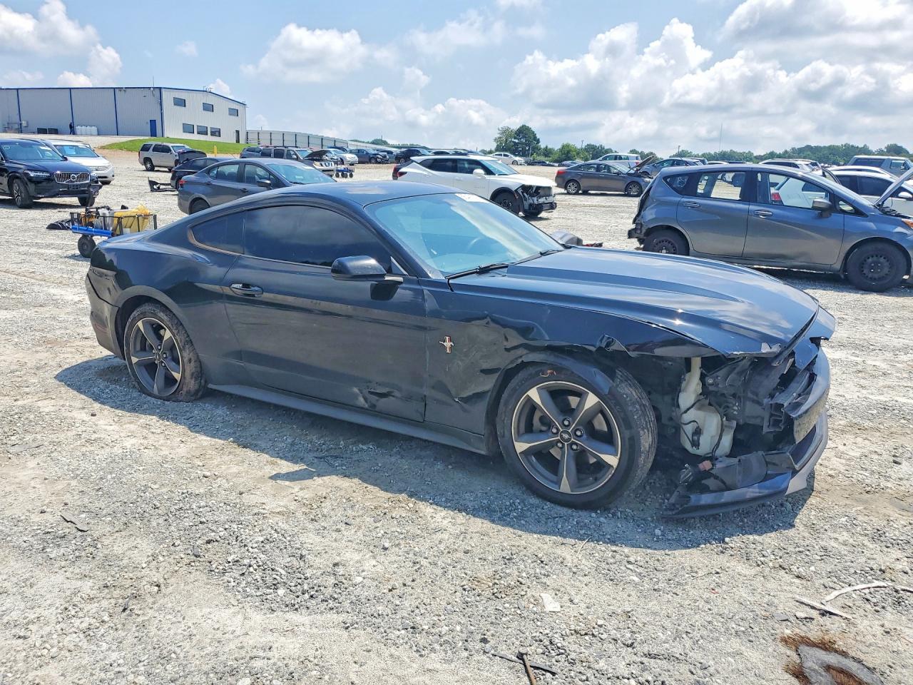2015 Ford Mustang Black vin: 1FA6P8AM6F5310189