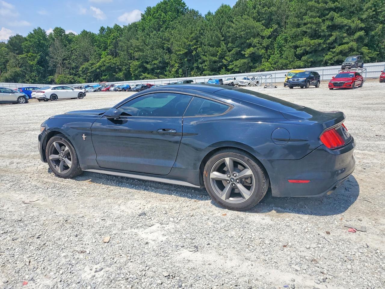 2015 Ford Mustang Black vin: 1FA6P8AM6F5310189
