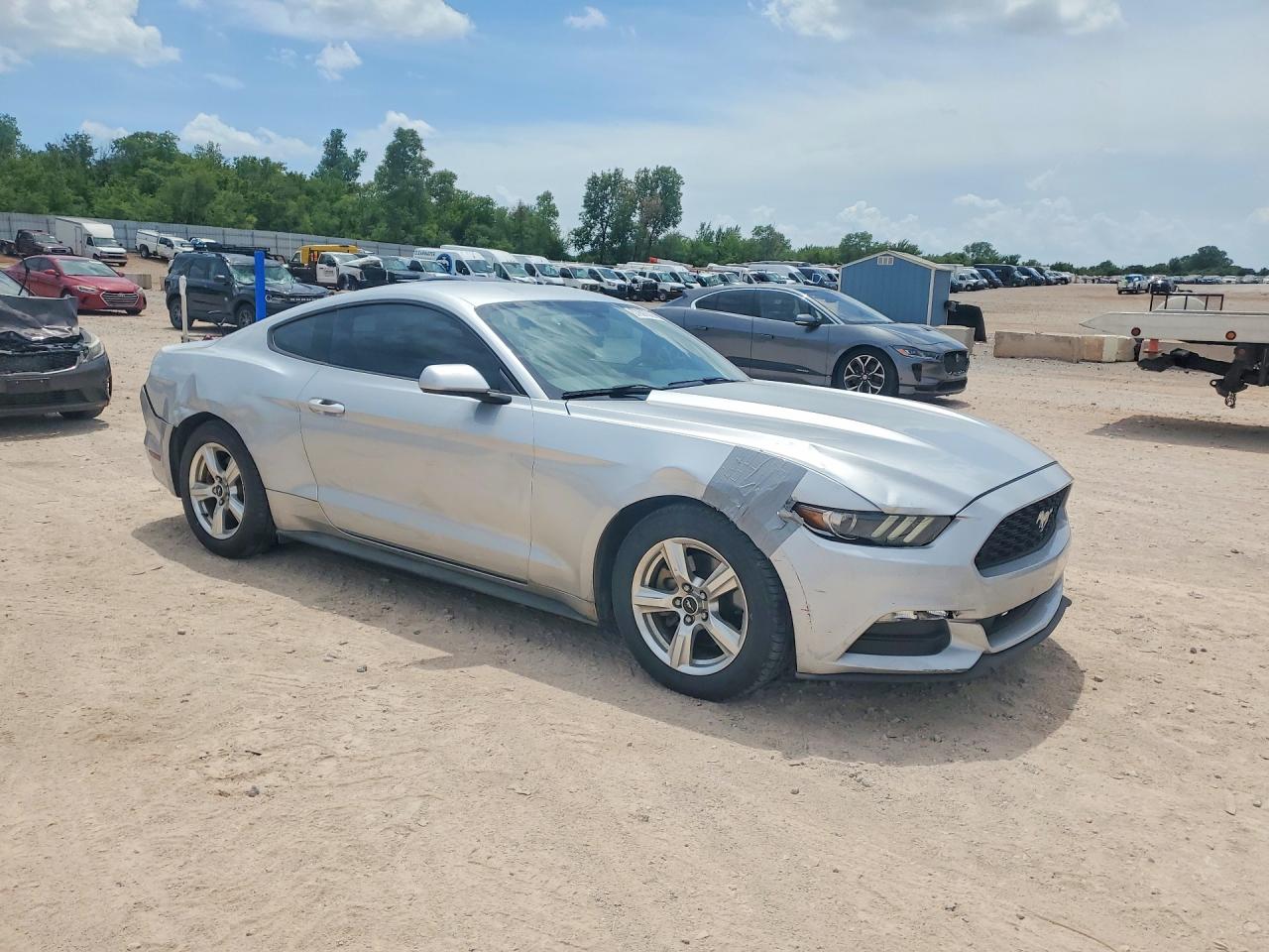 2015 Ford Mustang Silver vin: 1FA6P8AM6F5344908
