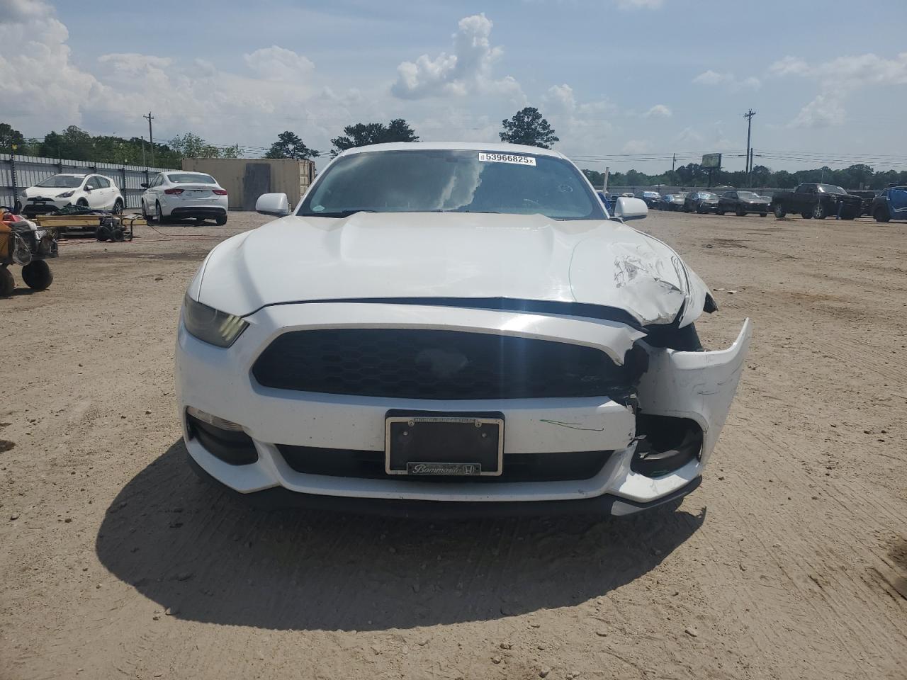 2015 Ford Mustang White vin: 1FA6P8AM6F5391713