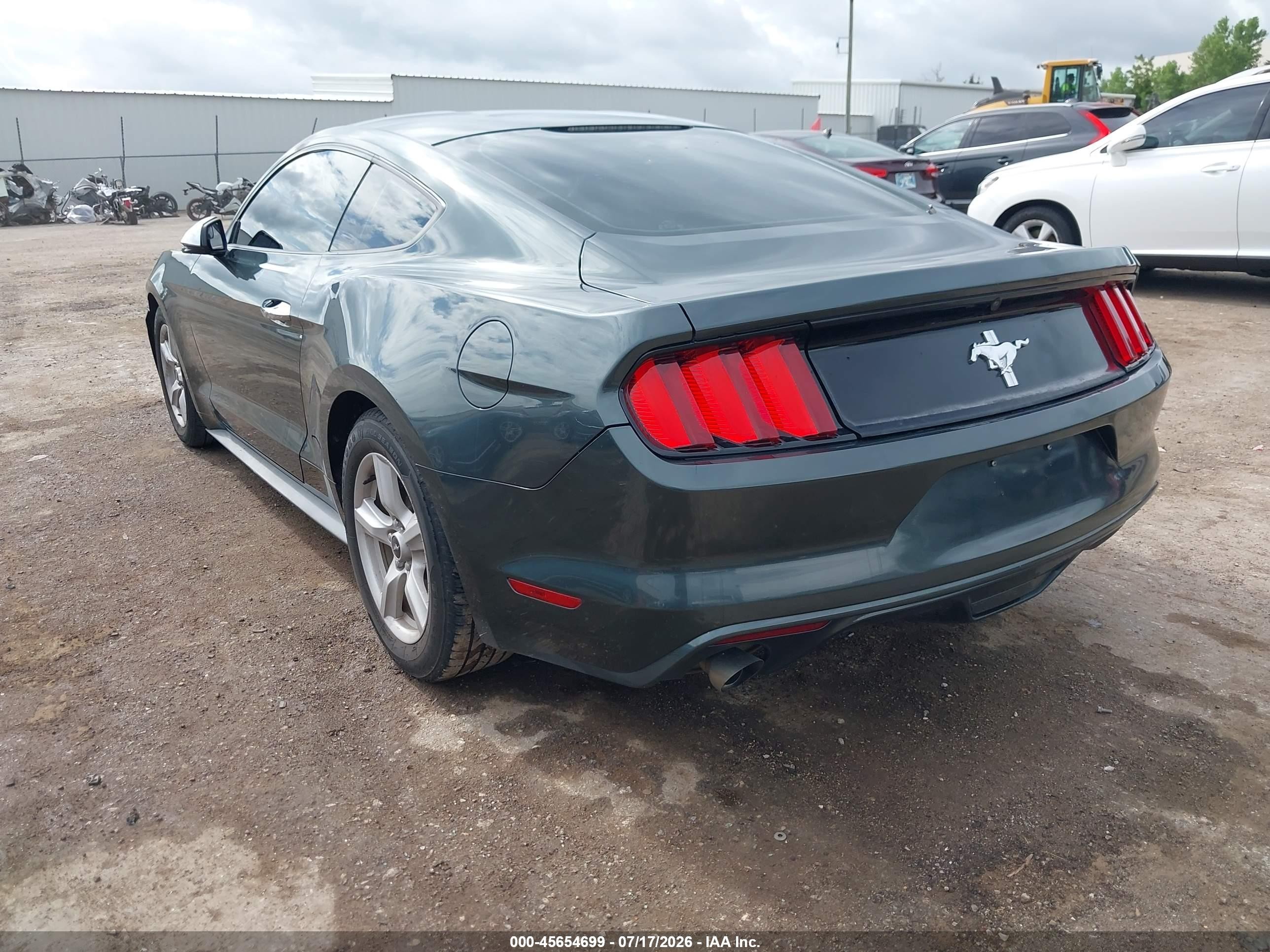 2015 Ford Mustang V6 Green vin: 1FA6P8AM6F5403228
