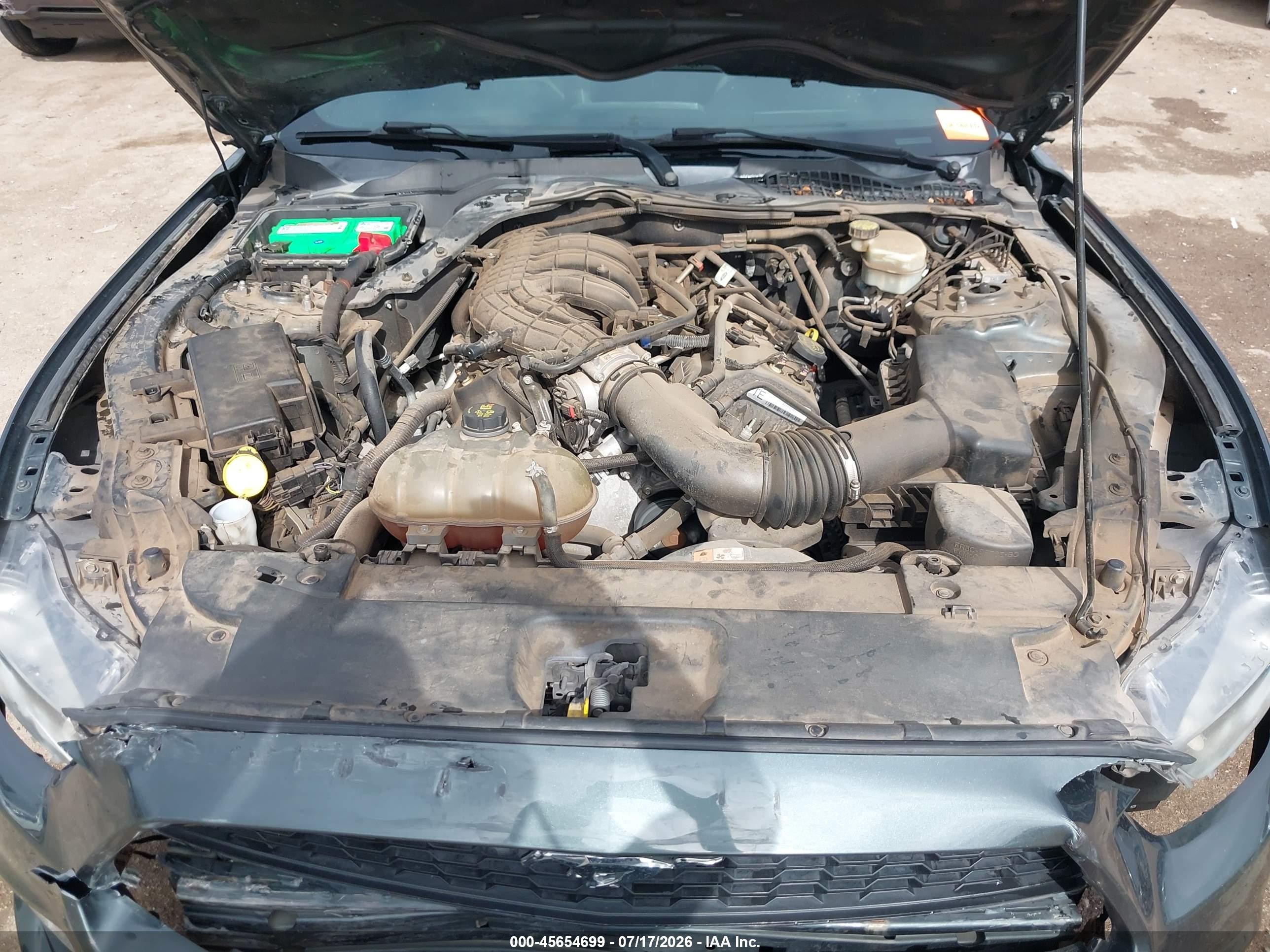 2015 Ford Mustang V6 Green vin: 1FA6P8AM6F5403228