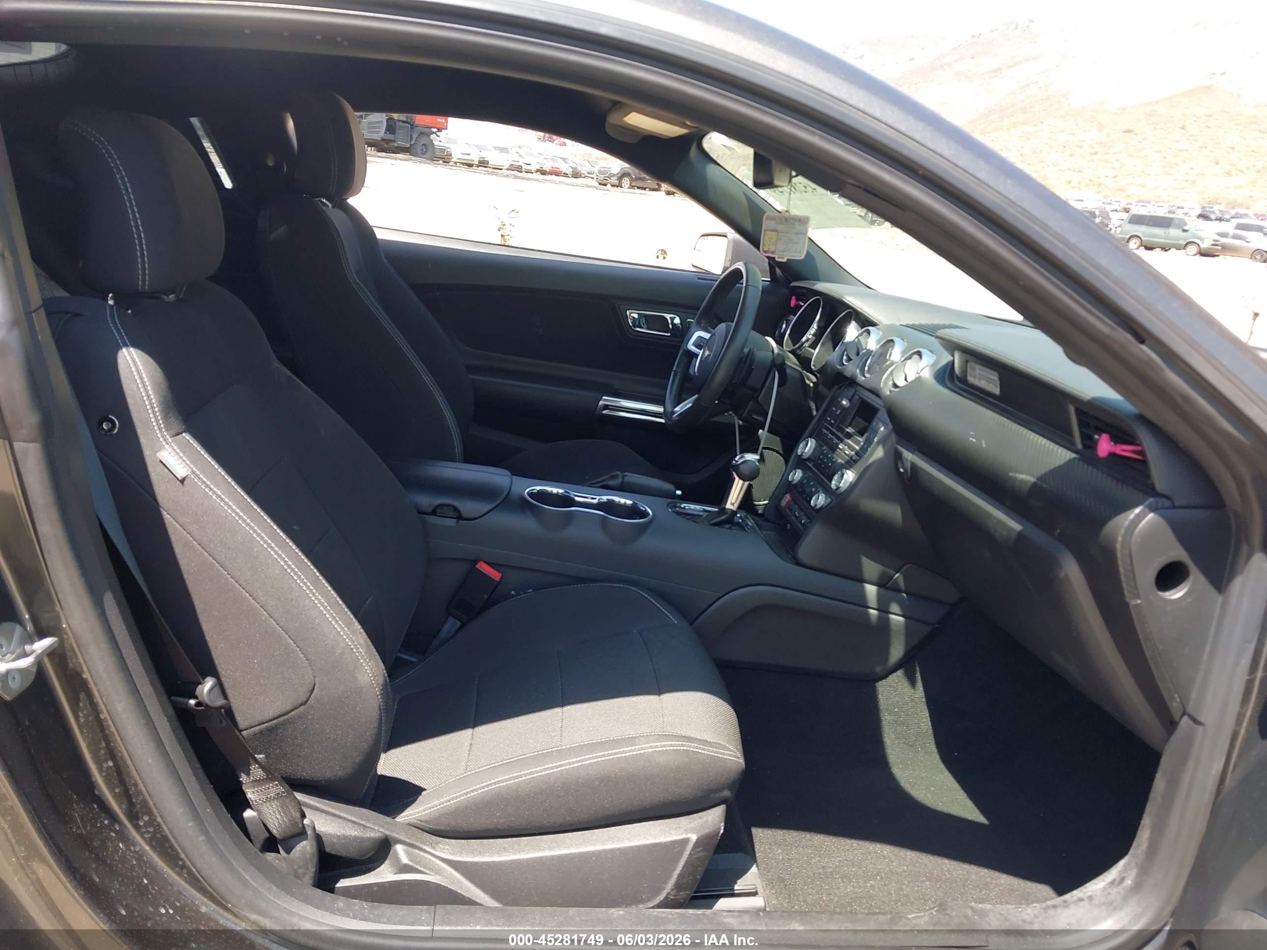 2017 Ford Mustang V6 Gray vin: 1FA6P8AM6H5272675
