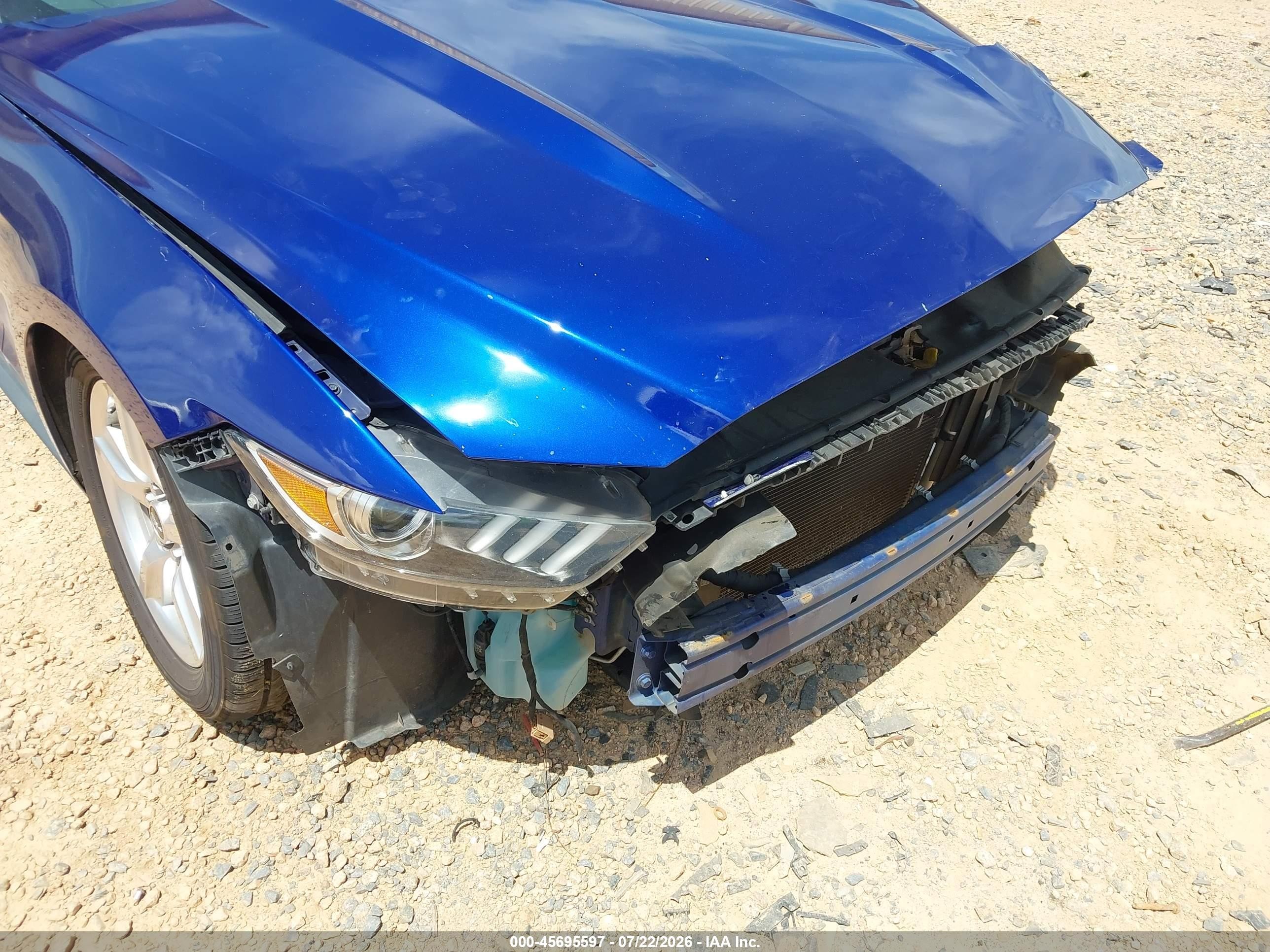2015 Ford Mustang V6 Blue vin: 1FA6P8AM7F5348241