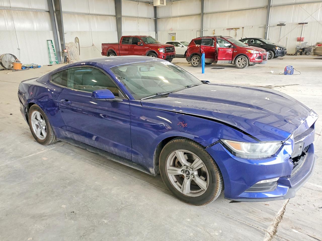 2015 Ford Mustang Blue vin: 1FA6P8AM7F5386181