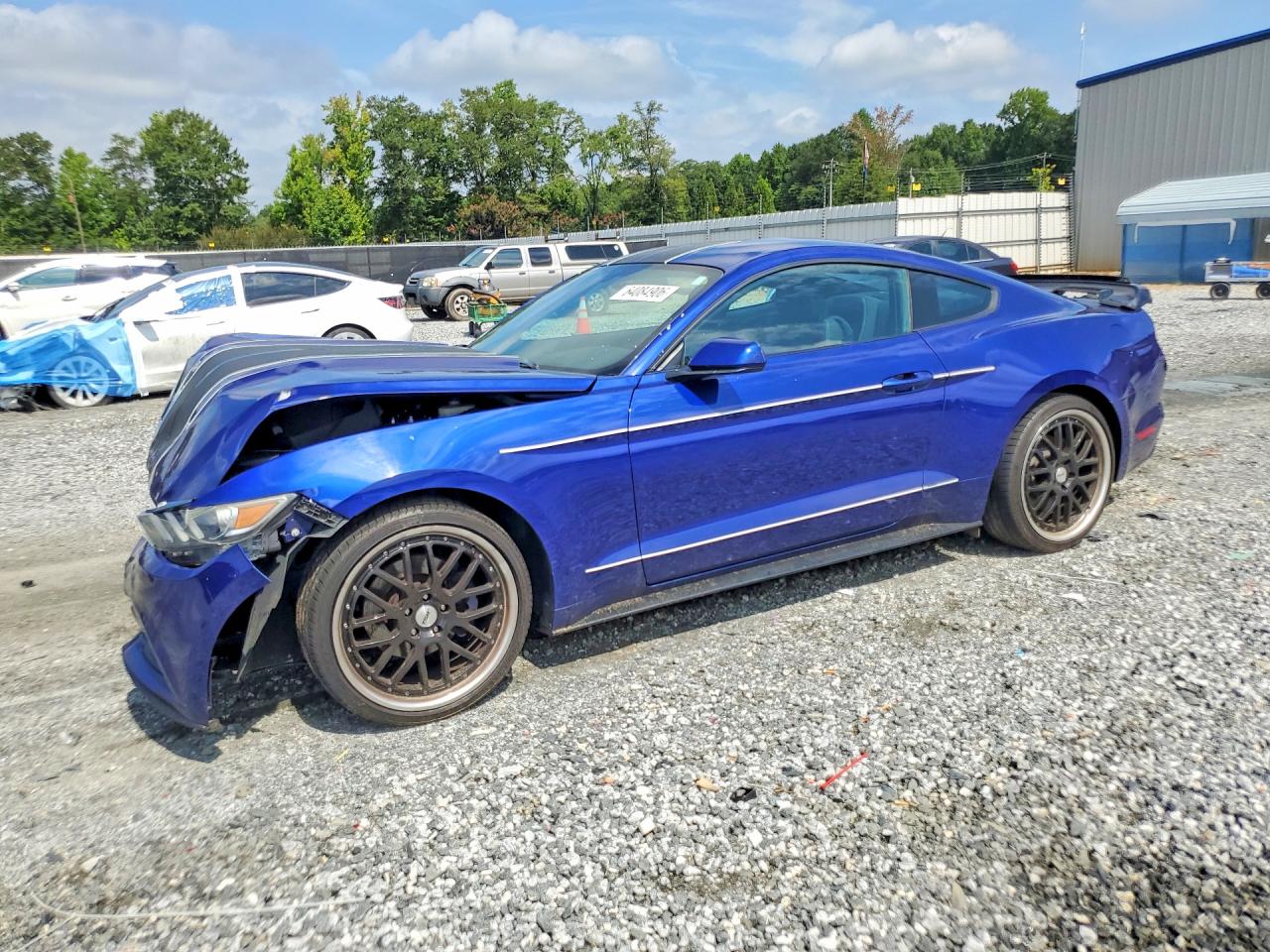 2015 Ford Mustang Blue vin: 1FA6P8AM7F5402783