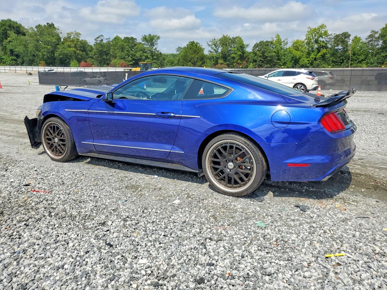 2015 Ford Mustang Blue vin: 1FA6P8AM7F5402783