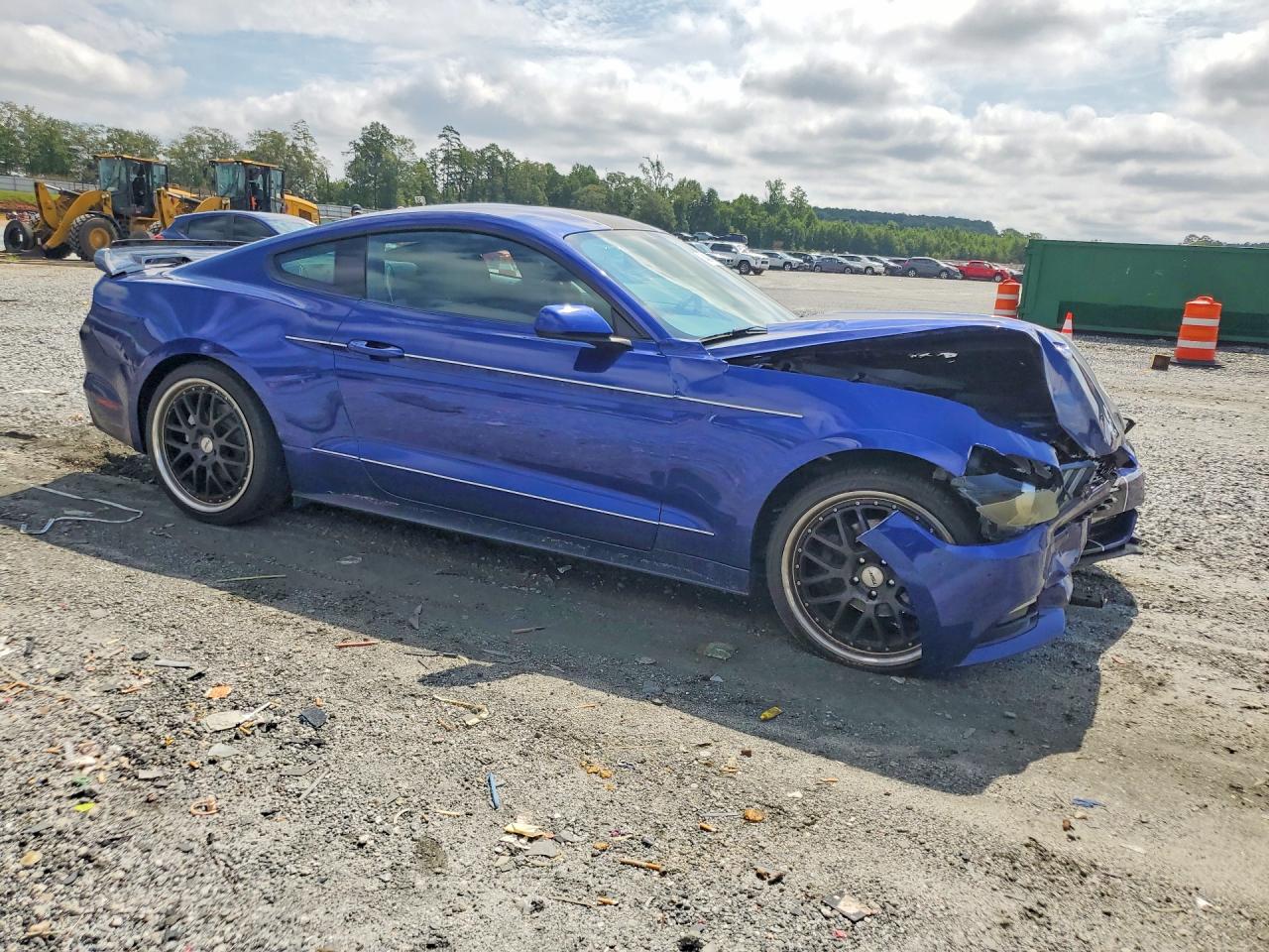 2015 Ford Mustang Blue vin: 1FA6P8AM7F5402783