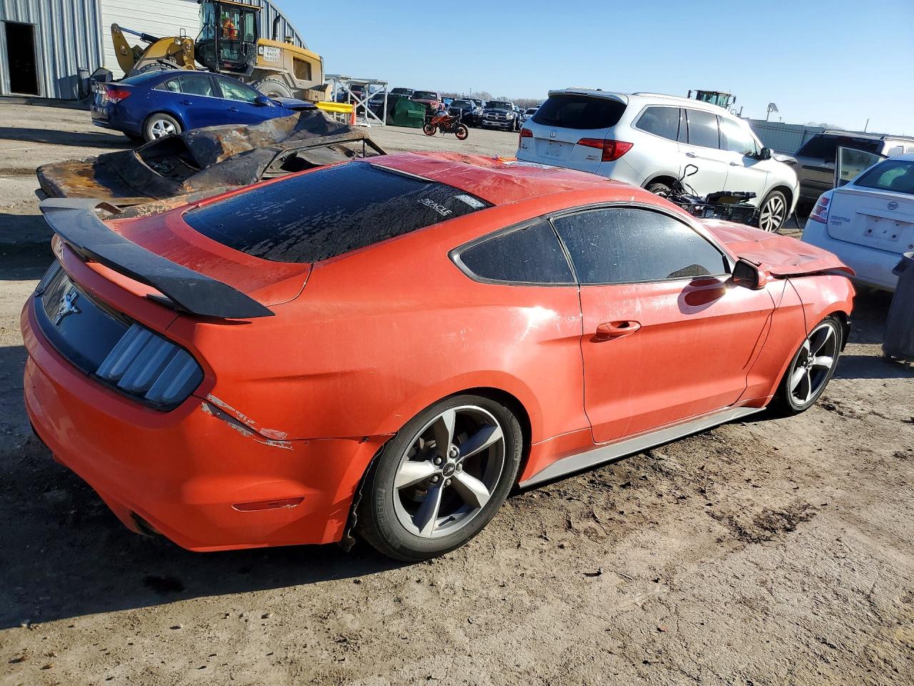 2016 Ford Mustang Orange vin: 1FA6P8AM7G5227307