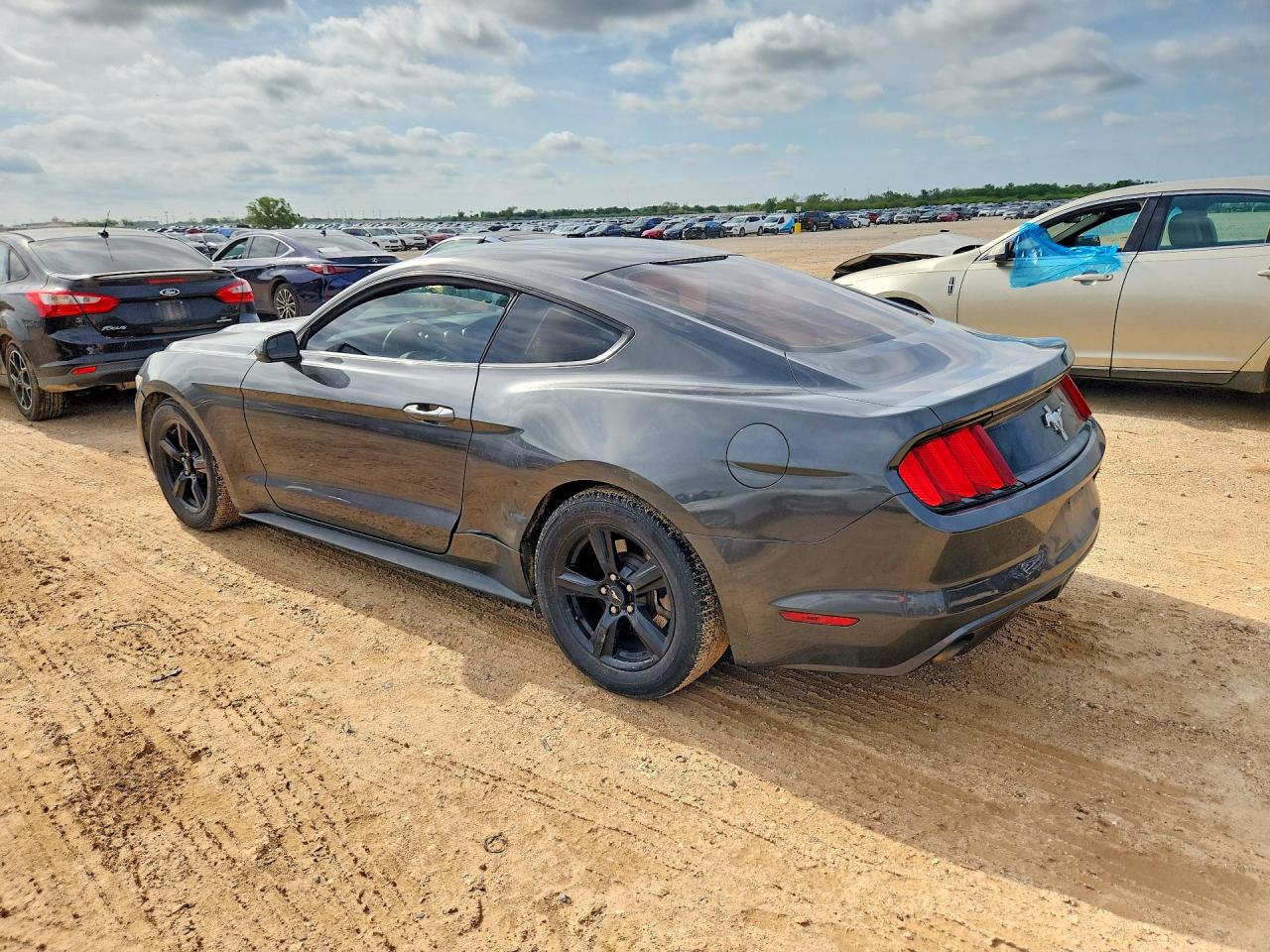 2017 Ford Mustang Gray vin: 1FA6P8AM7H5272054