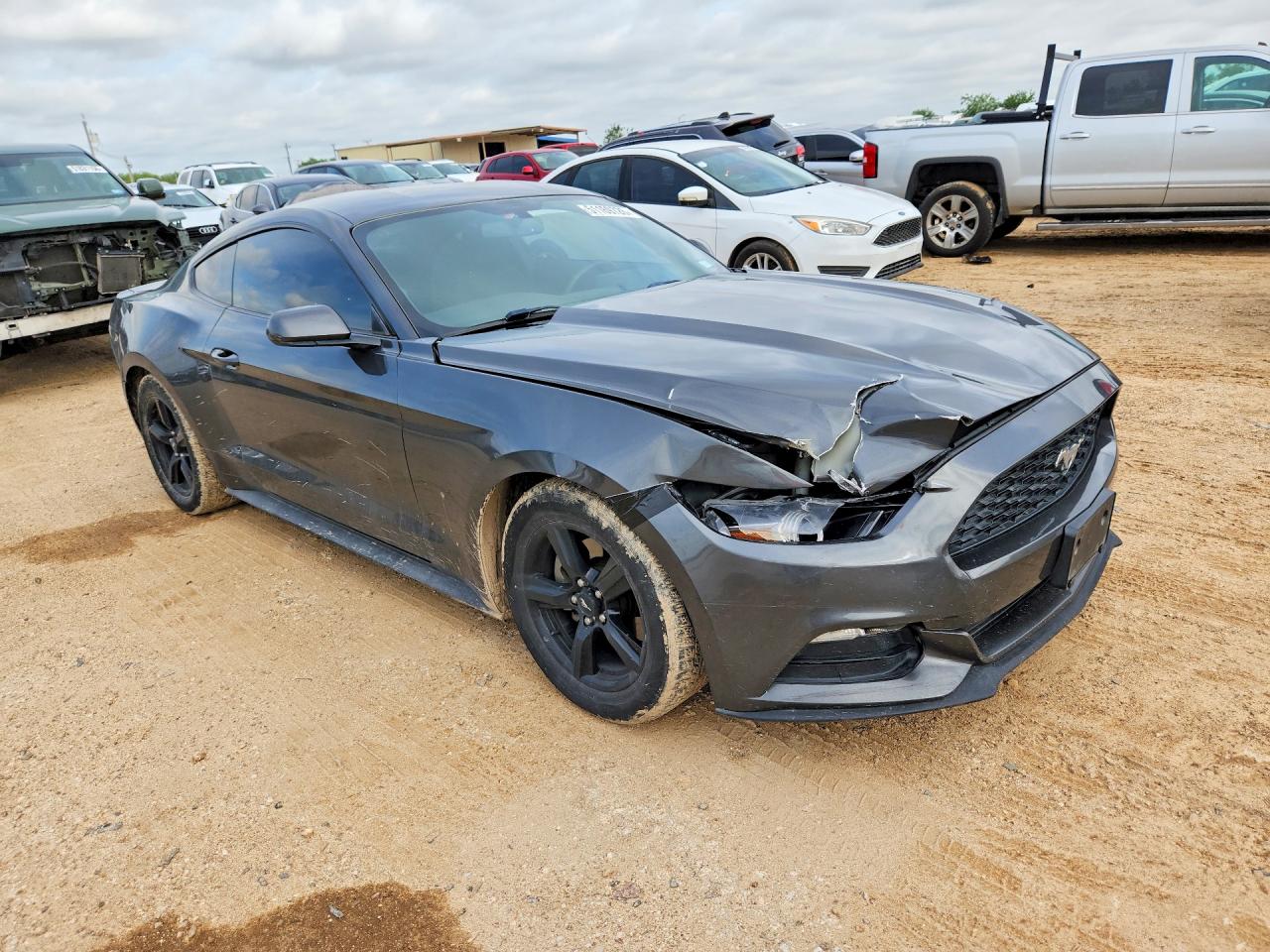2017 Ford Mustang Gray vin: 1FA6P8AM7H5272054