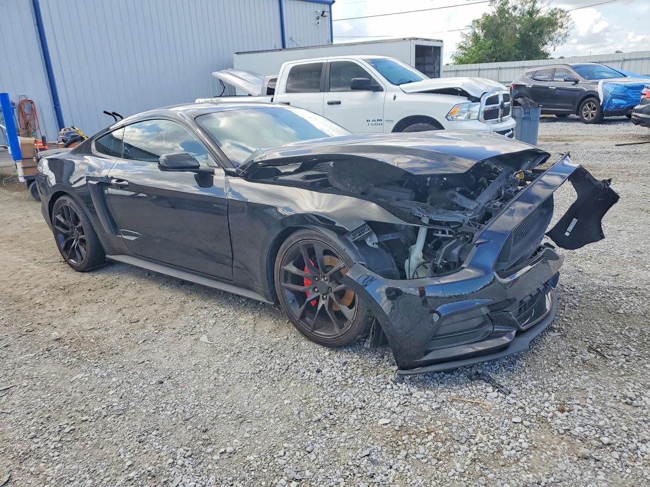 2015 Ford Mustang Black vin: 1FA6P8AM8F5305043