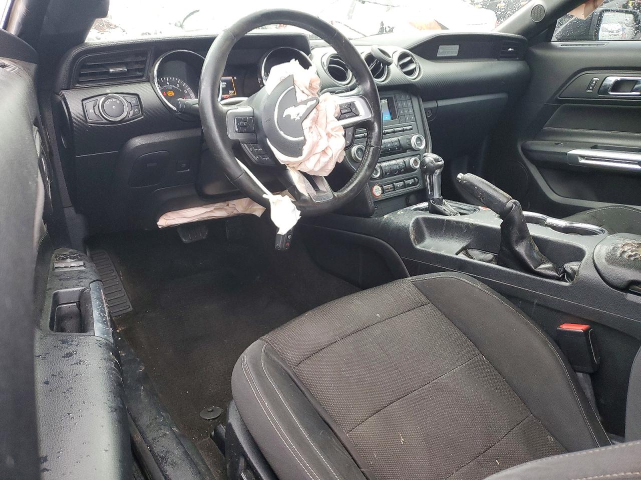 2015 Ford Mustang Black vin: 1FA6P8AM8F5321694