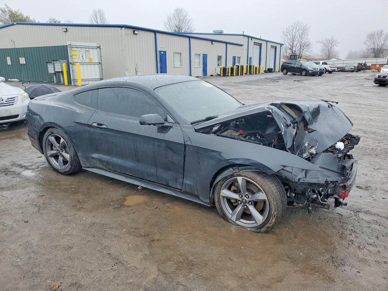 2015 Ford Mustang Black vin: 1FA6P8AM8F5321694