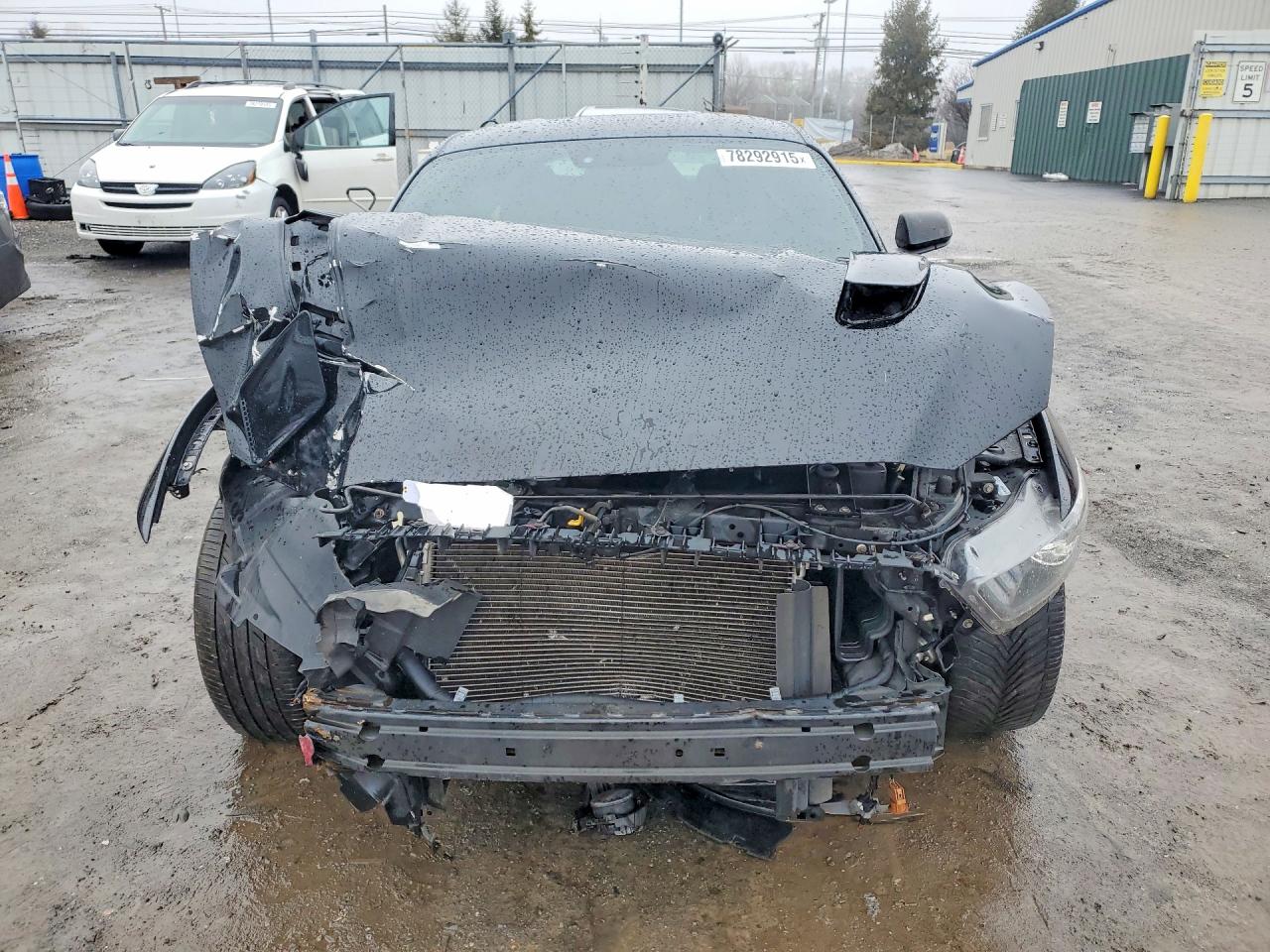 2015 Ford Mustang Black vin: 1FA6P8AM8F5321694