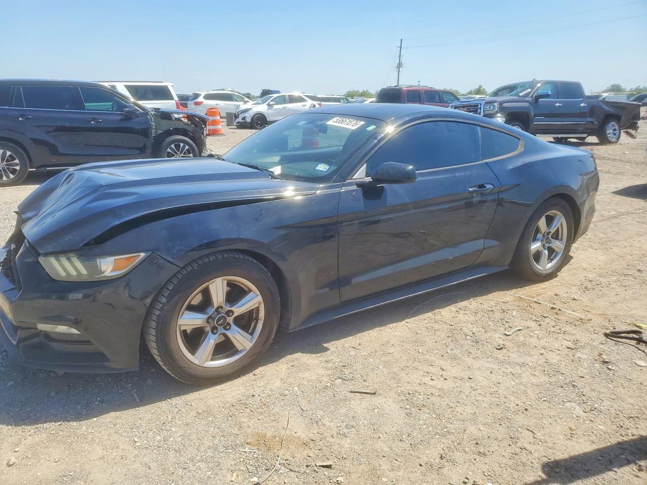 2015 Ford Mustang Black vin: 1FA6P8AM8F5336339