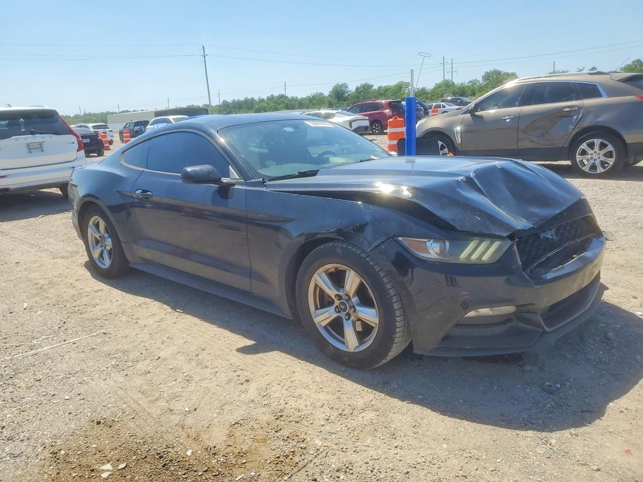 2015 Ford Mustang Black vin: 1FA6P8AM8F5336339