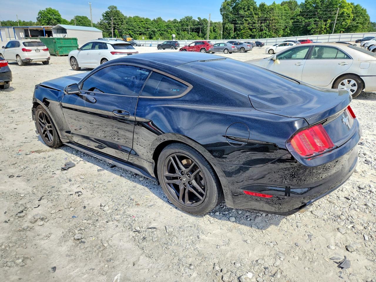 2015 Ford Mustang Black vin: 1FA6P8AM8F5348538