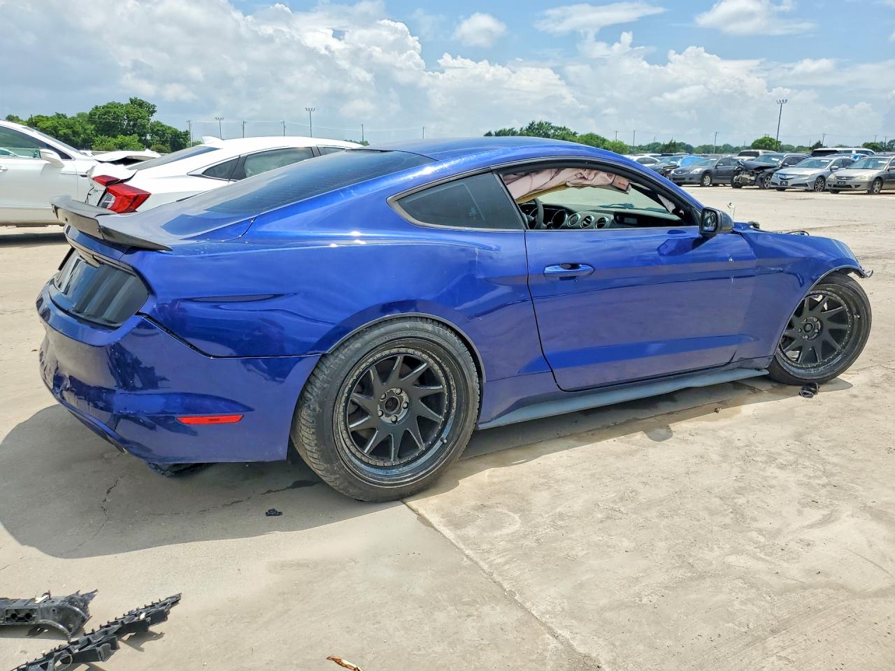 2016 Ford Mustang Blue vin: 1FA6P8AM8G5240843