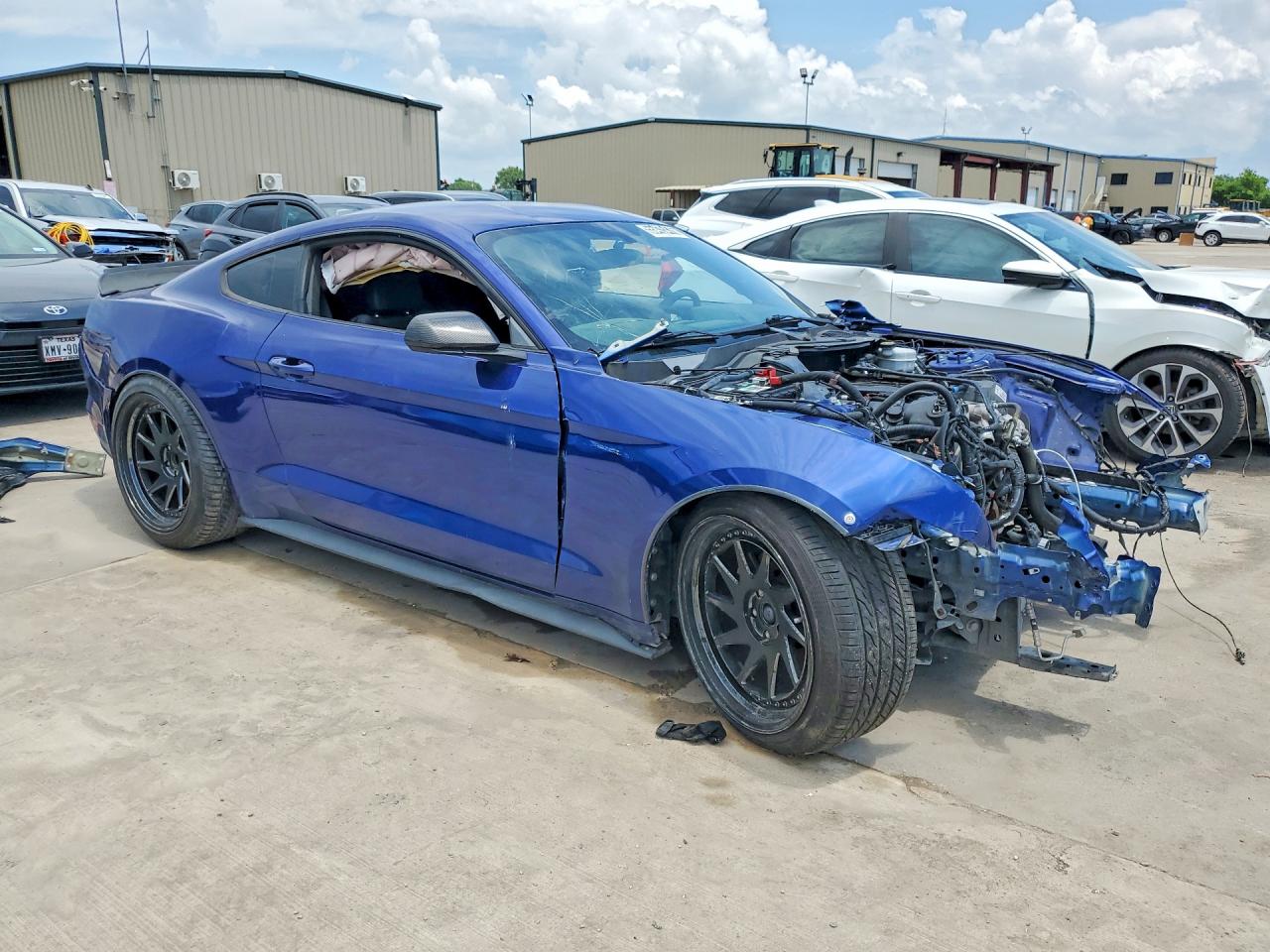 2016 Ford Mustang Blue vin: 1FA6P8AM8G5240843
