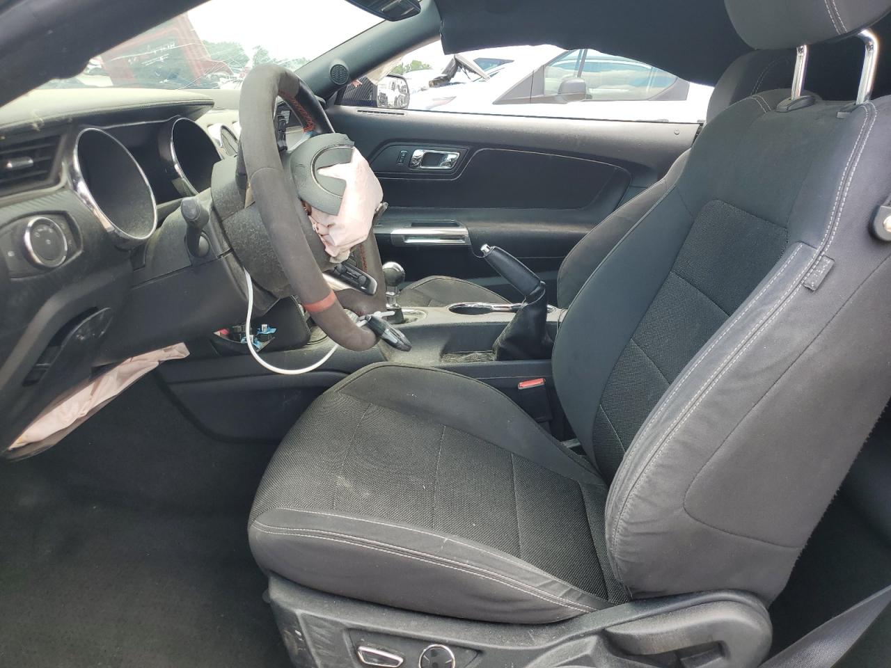 2016 Ford Mustang Blue vin: 1FA6P8AM8G5240843 Damage: Airbag - Front Left, Deployed, Replacement Required
