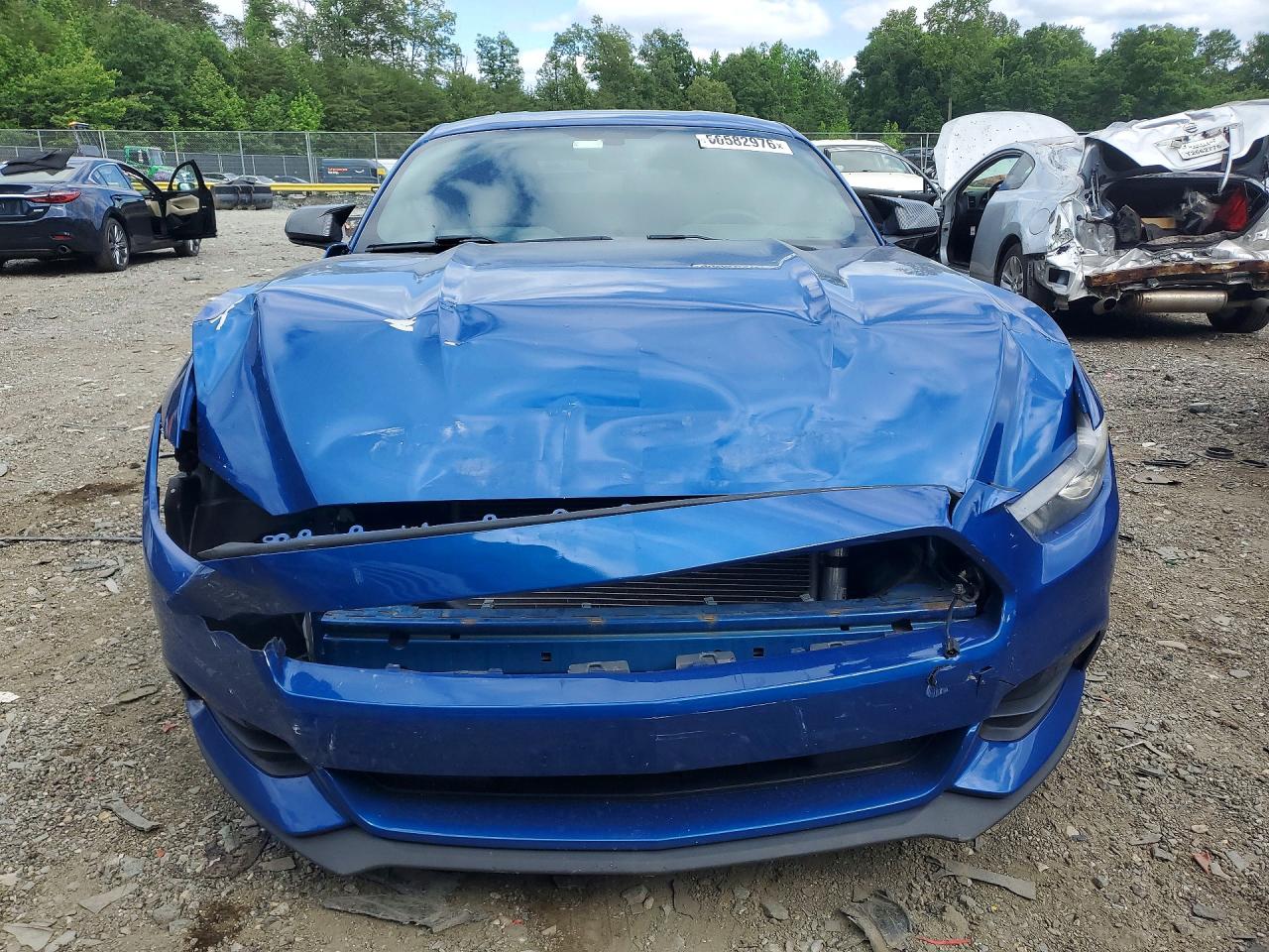 2017 Ford Mustang Blue vin: 1FA6P8AM8H5275478