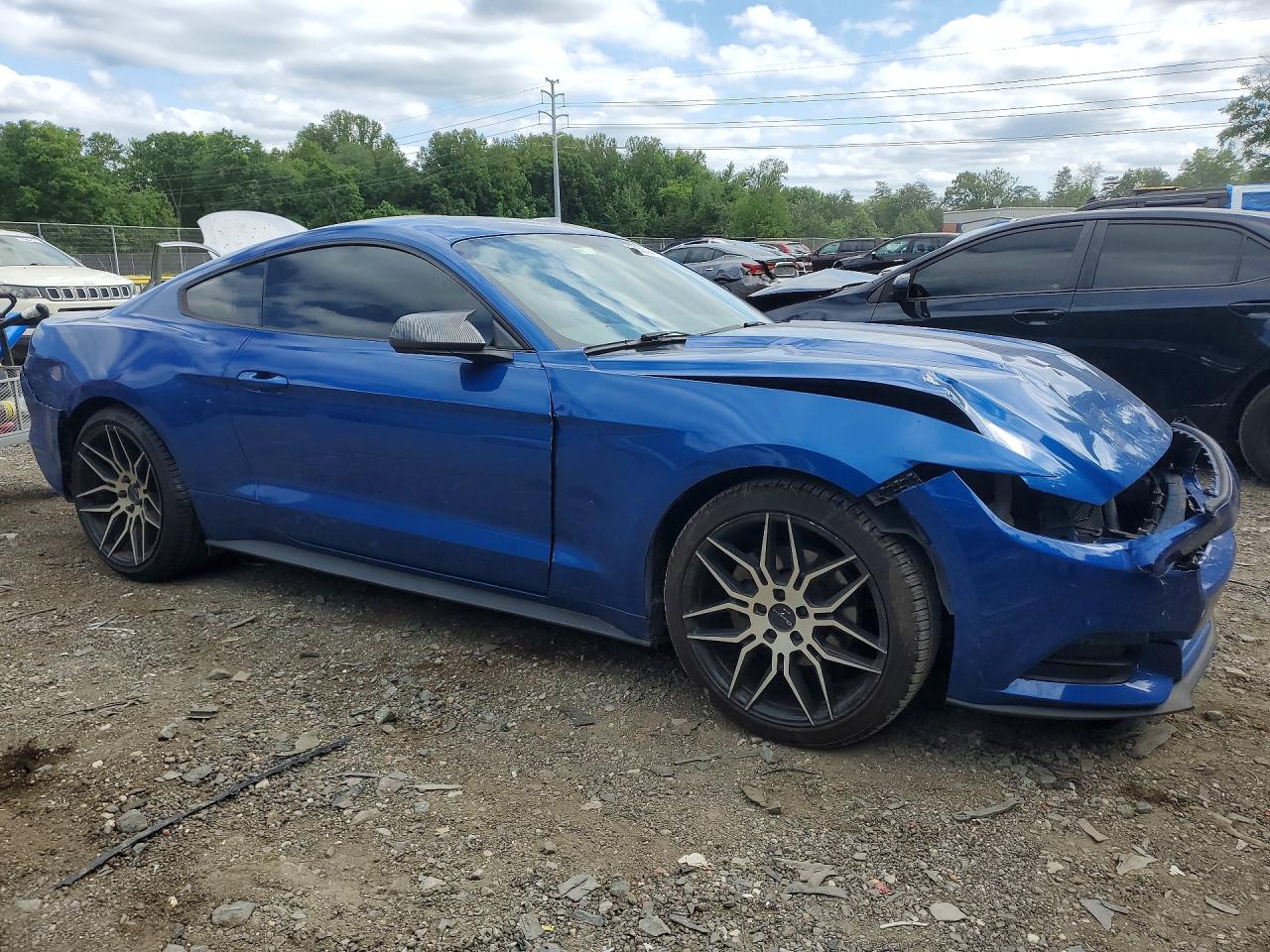 2017 Ford Mustang Blue vin: 1FA6P8AM8H5275478