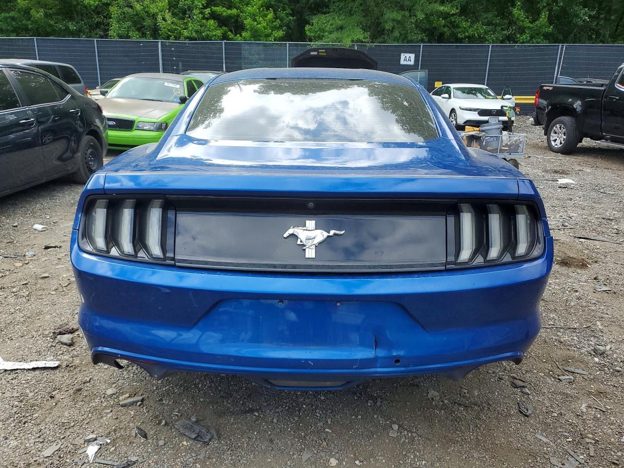 2017 Ford Mustang Blue vin: 1FA6P8AM8H5275478