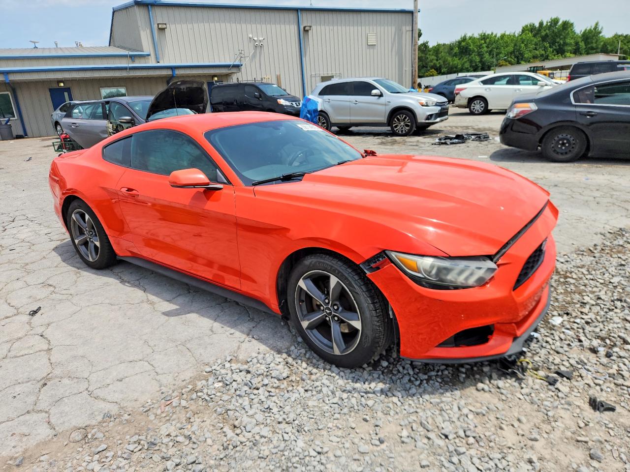 2015 Ford Mustang Orange vin: 1FA6P8AM9F5315029