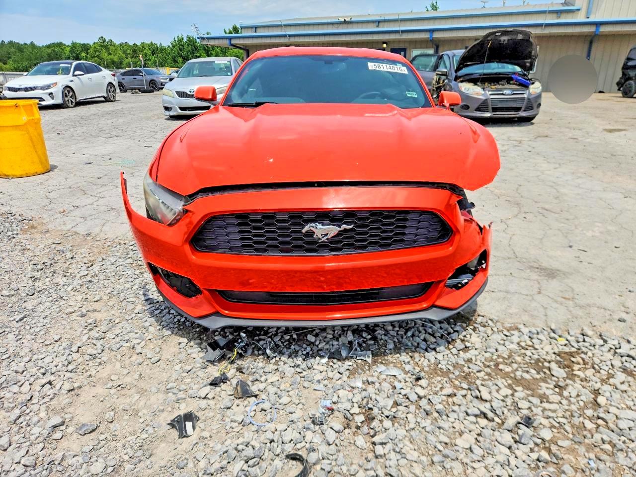 2015 Ford Mustang Orange vin: 1FA6P8AM9F5315029