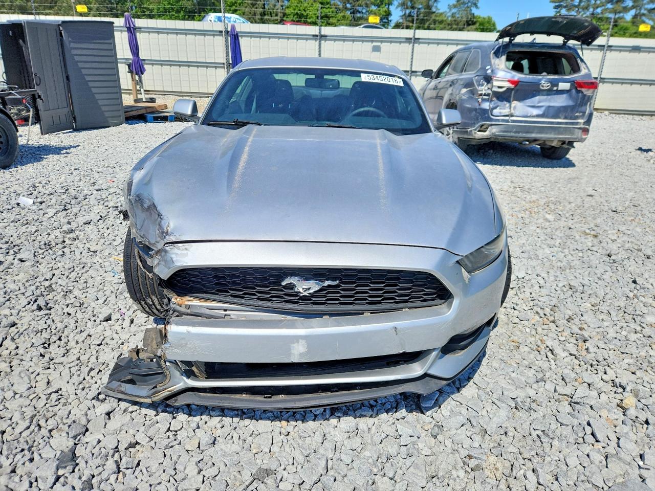 2015 Ford Mustang Silver vin: 1FA6P8AM9F5328590