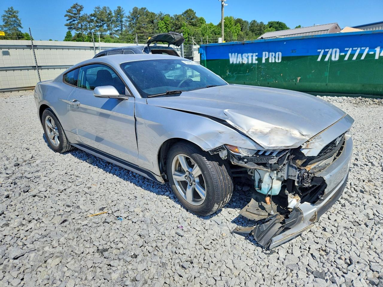 2015 Ford Mustang Silver vin: 1FA6P8AM9F5328590