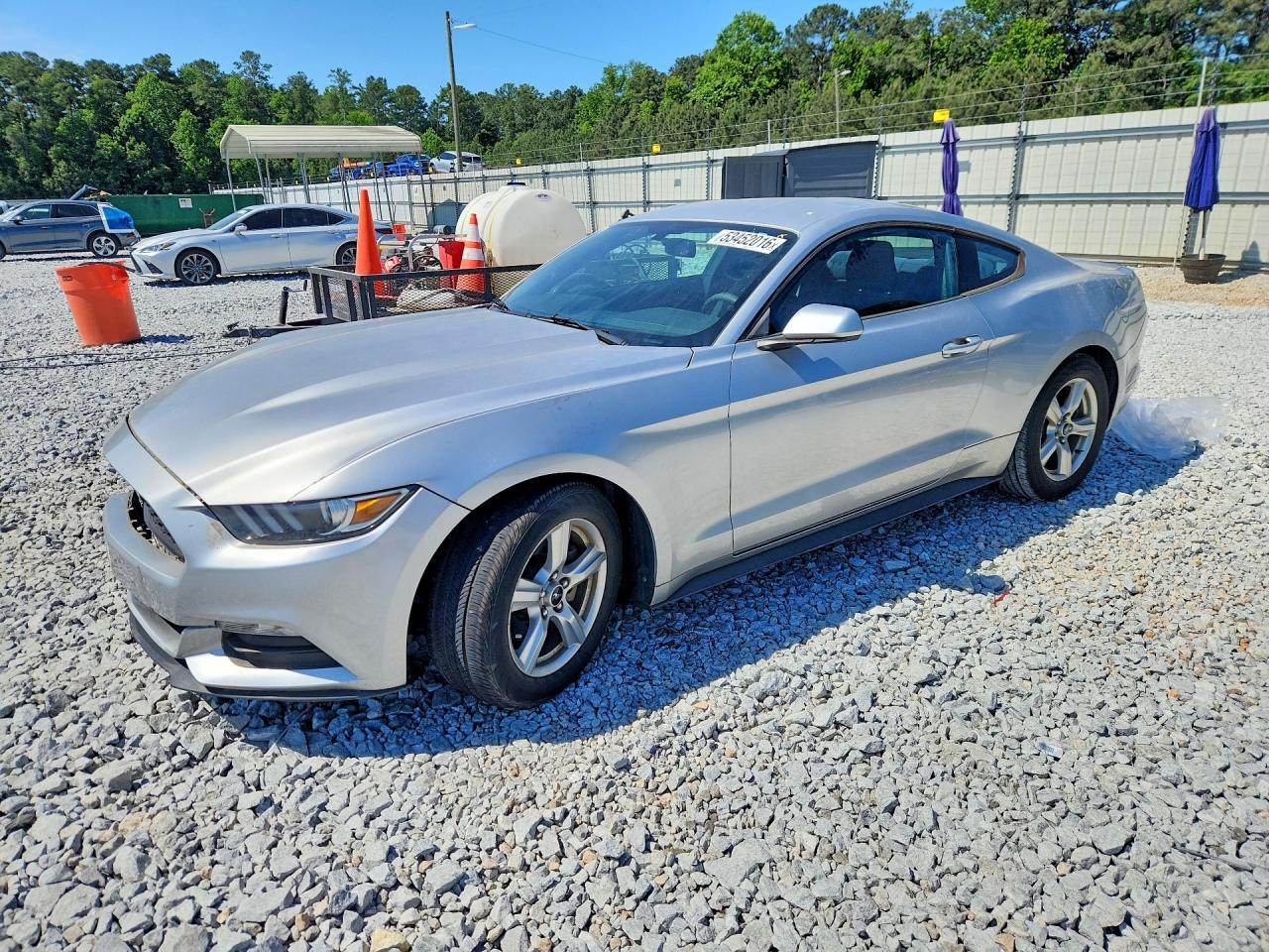 2015 Ford Mustang Silver vin: 1FA6P8AM9F5328590