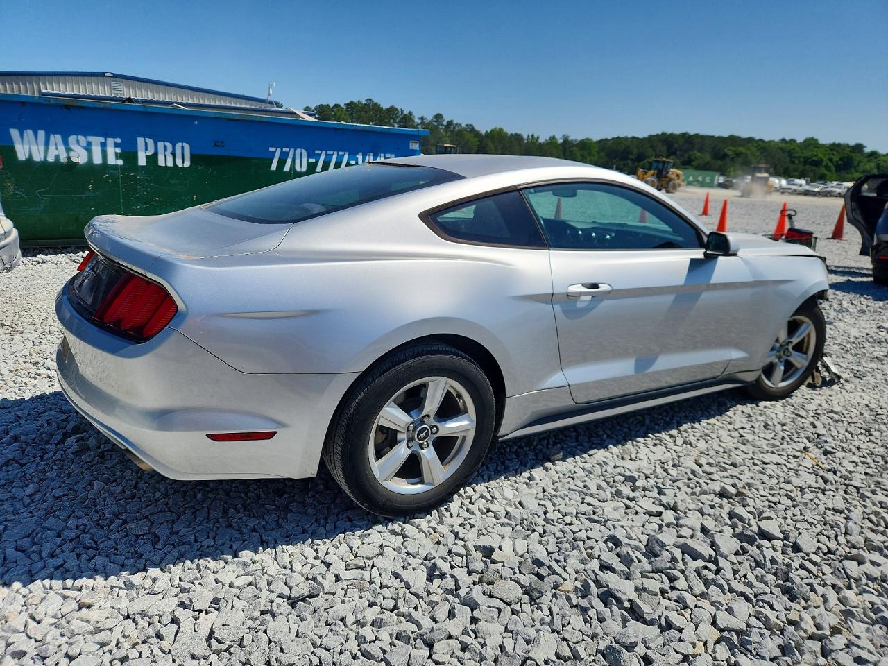 2015 Ford Mustang Silver vin: 1FA6P8AM9F5328590