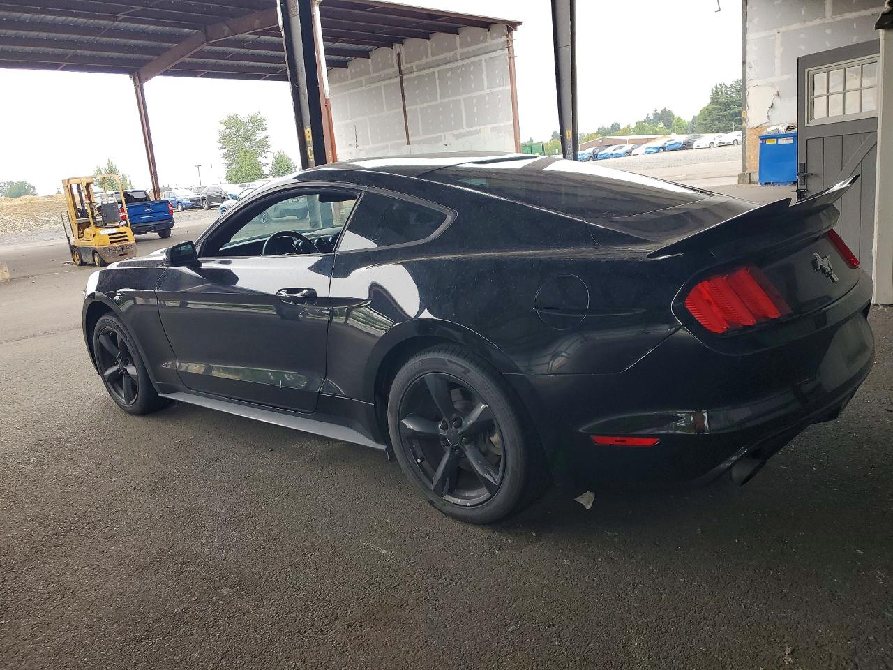 2015 Ford Mustang Base Black vin: 1FA6P8AM9F5334230