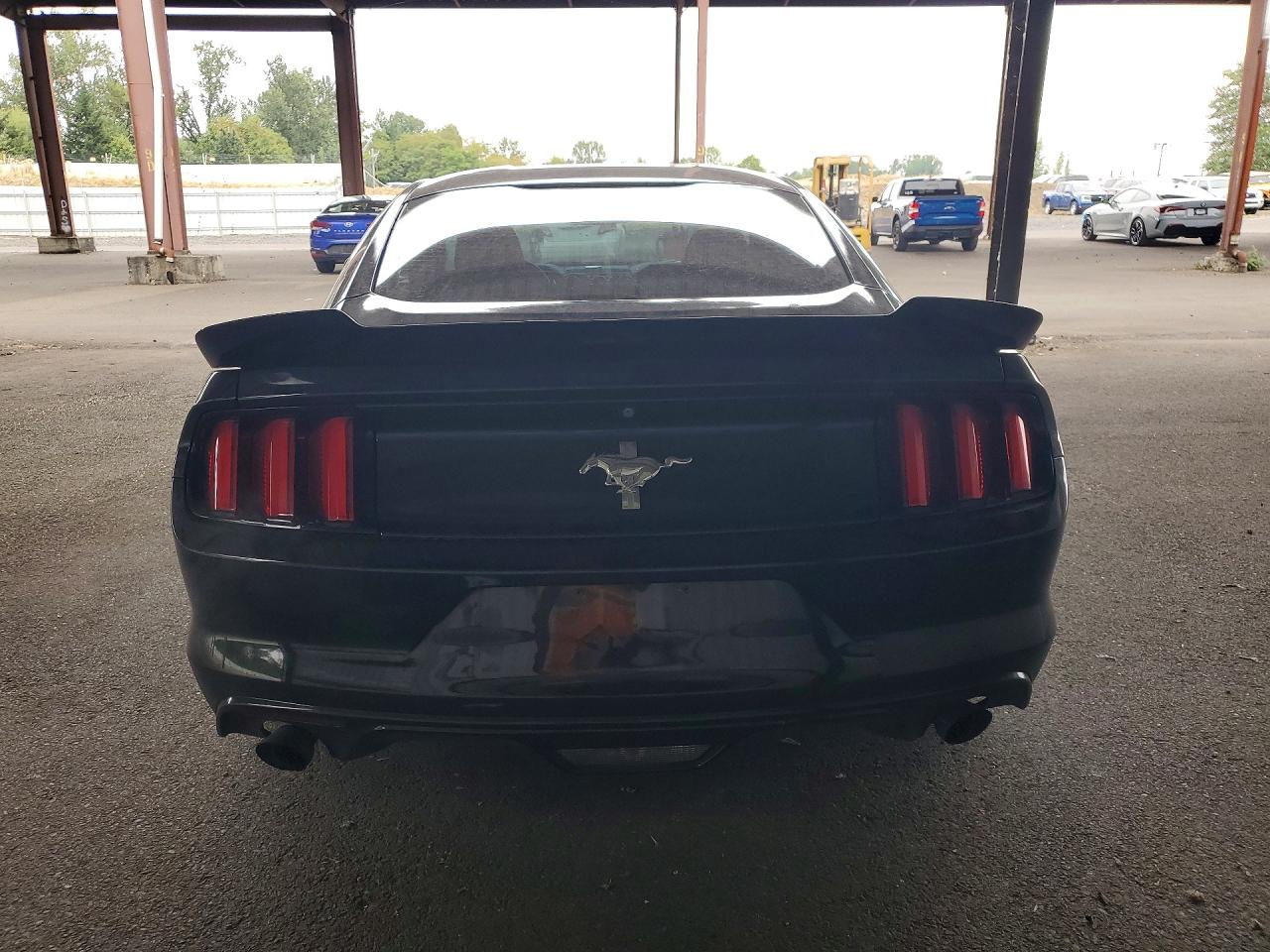 2015 Ford Mustang Base Black vin: 1FA6P8AM9F5334230