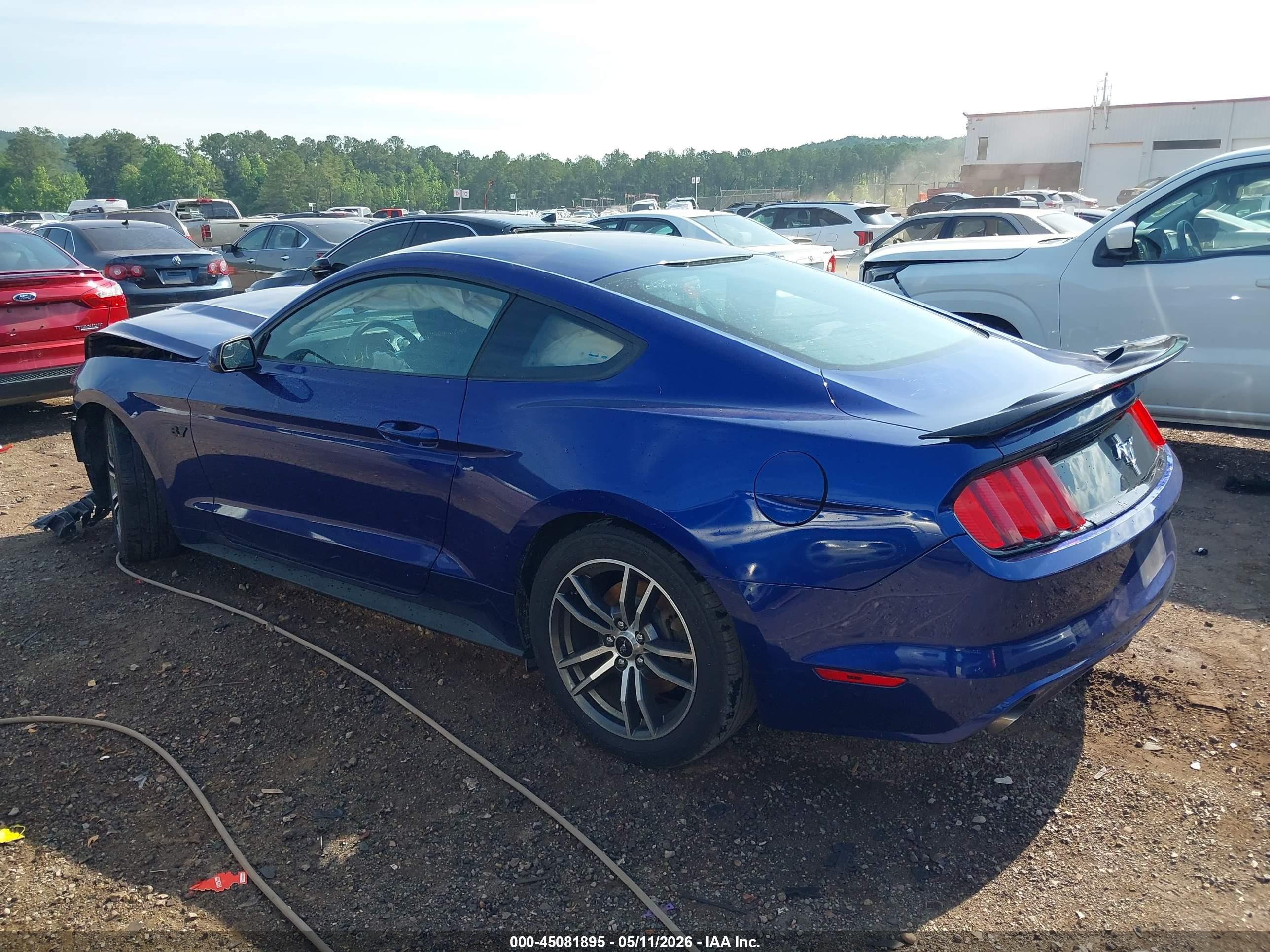 2015 Ford Mustang V6 Blue vin: 1FA6P8AM9F5391737