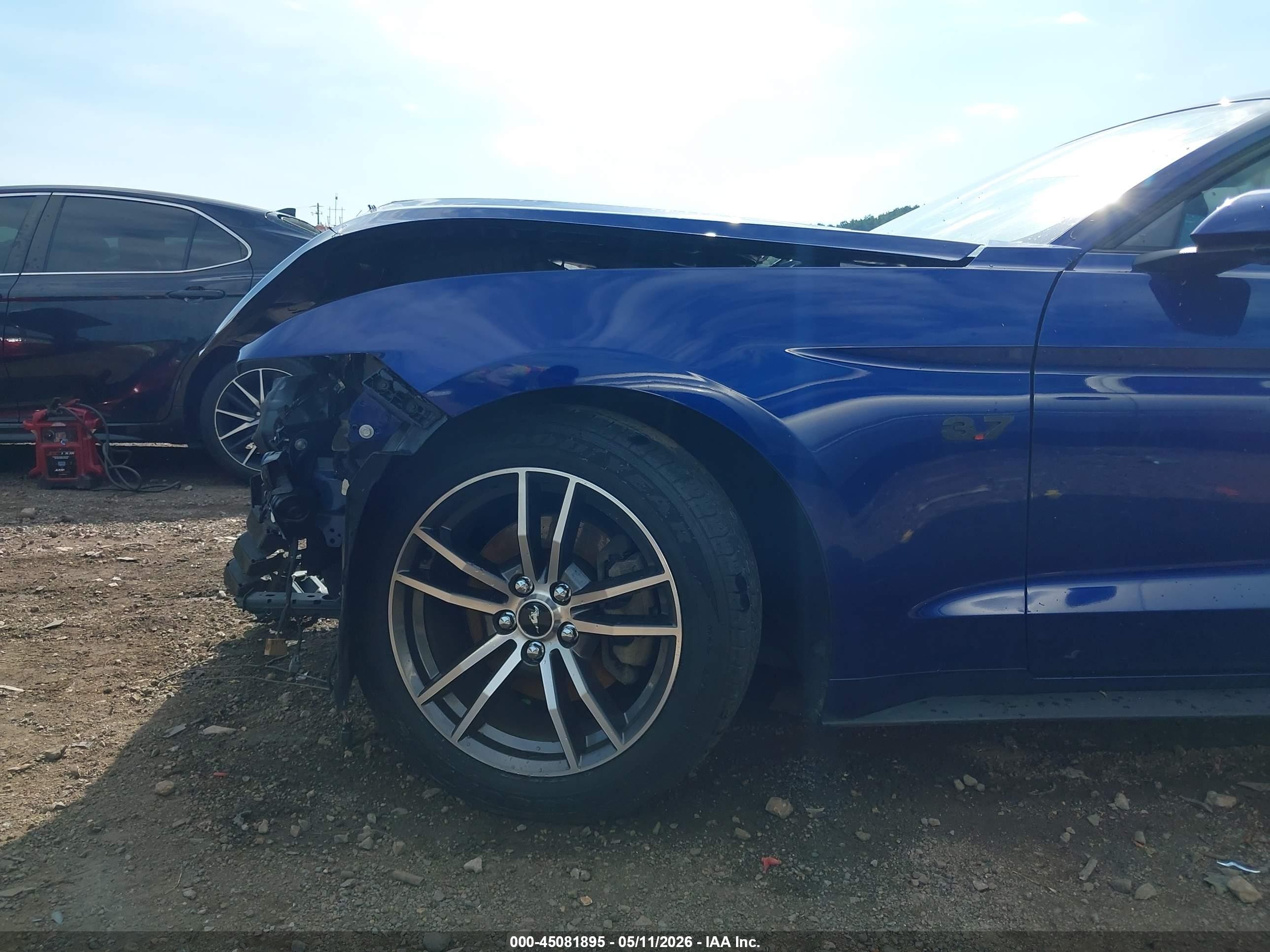 2015 Ford Mustang V6 Blue vin: 1FA6P8AM9F5391737