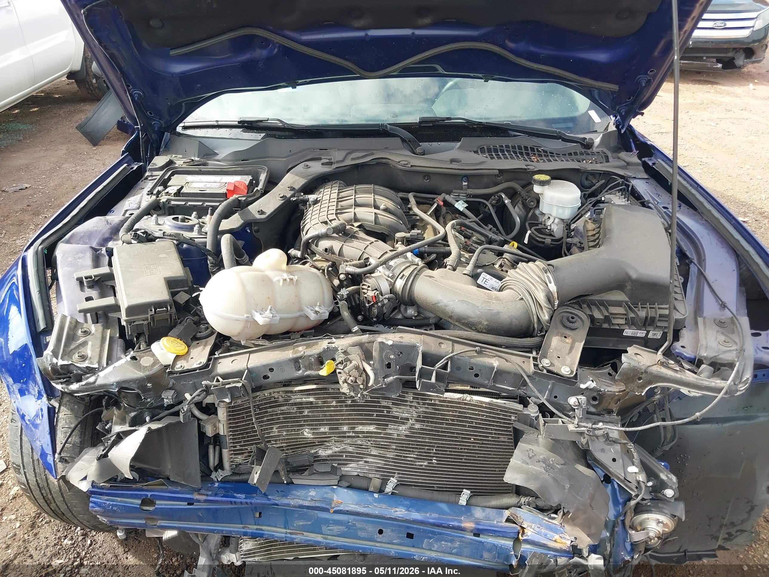 2015 Ford Mustang V6 Blue vin: 1FA6P8AM9F5391737