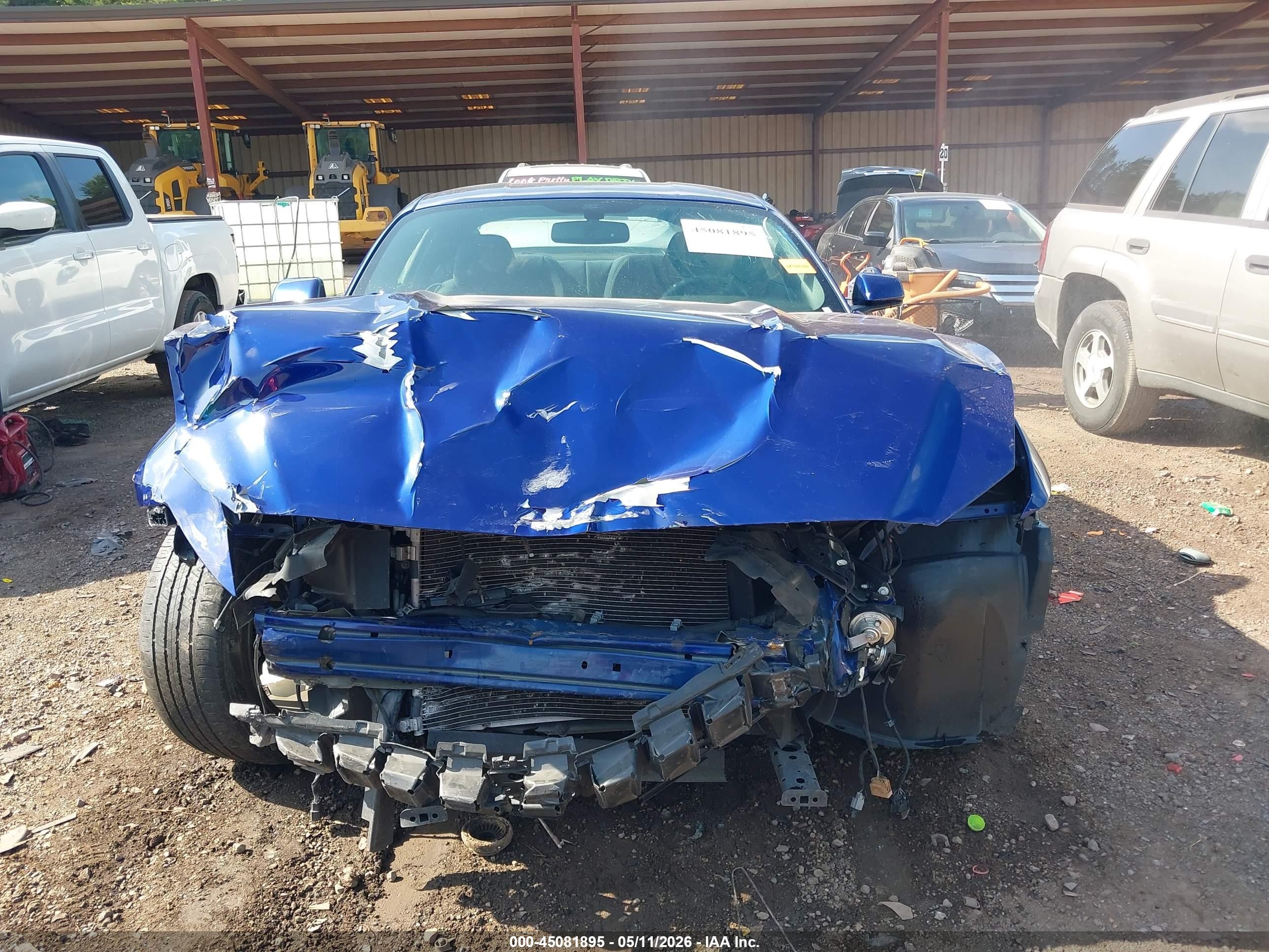 2015 Ford Mustang V6 Blue vin: 1FA6P8AM9F5391737