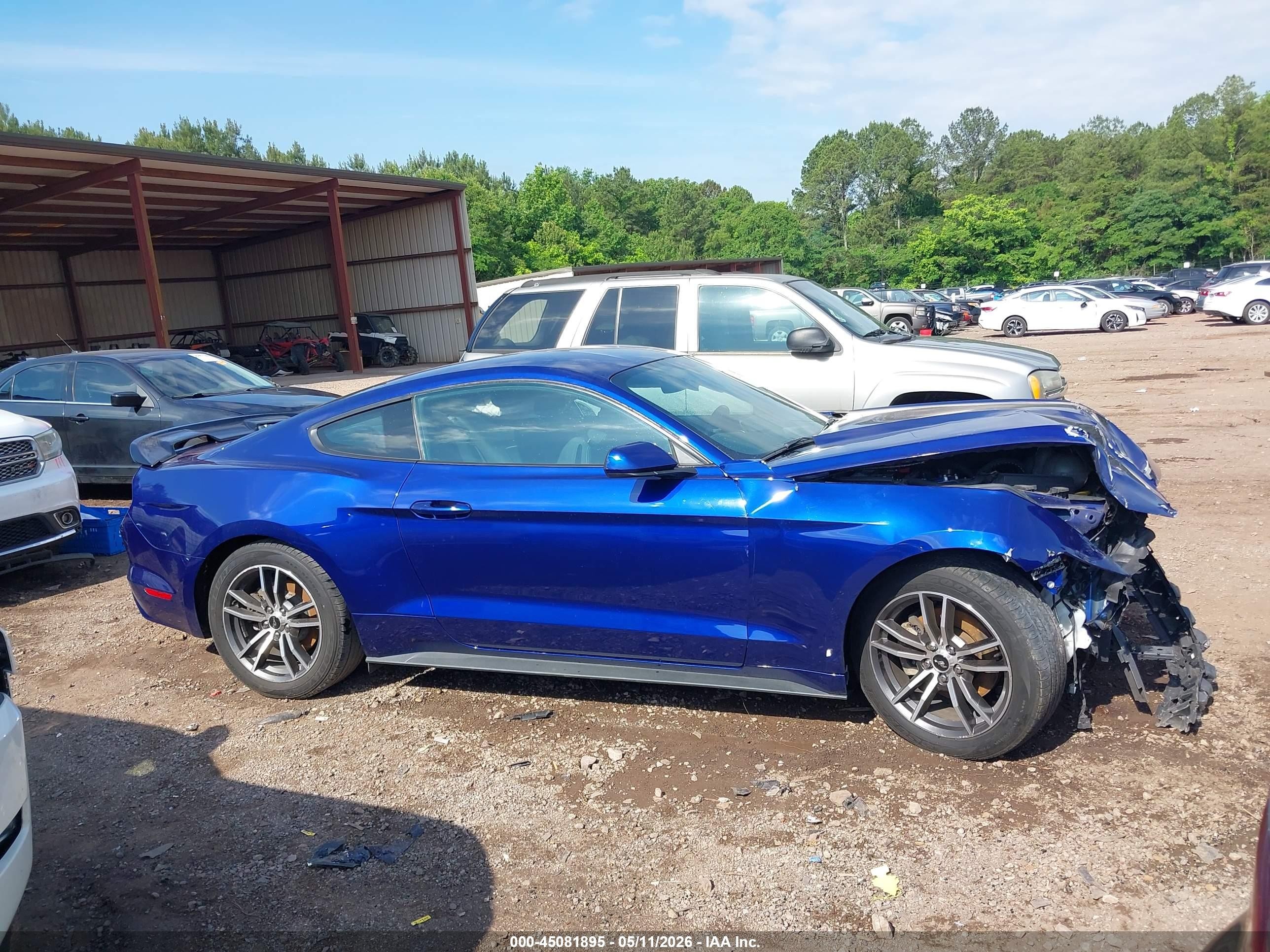2015 Ford Mustang V6 Blue vin: 1FA6P8AM9F5391737