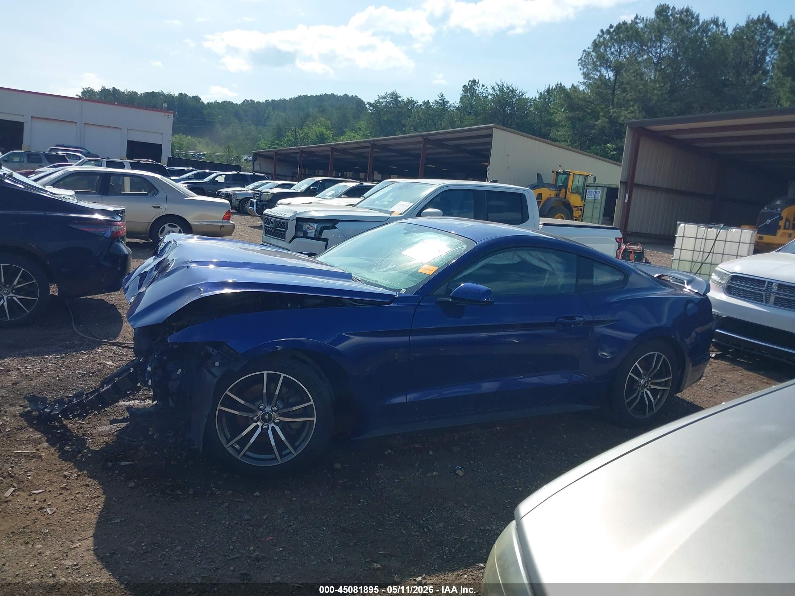 2015 Ford Mustang V6 Blue vin: 1FA6P8AM9F5391737