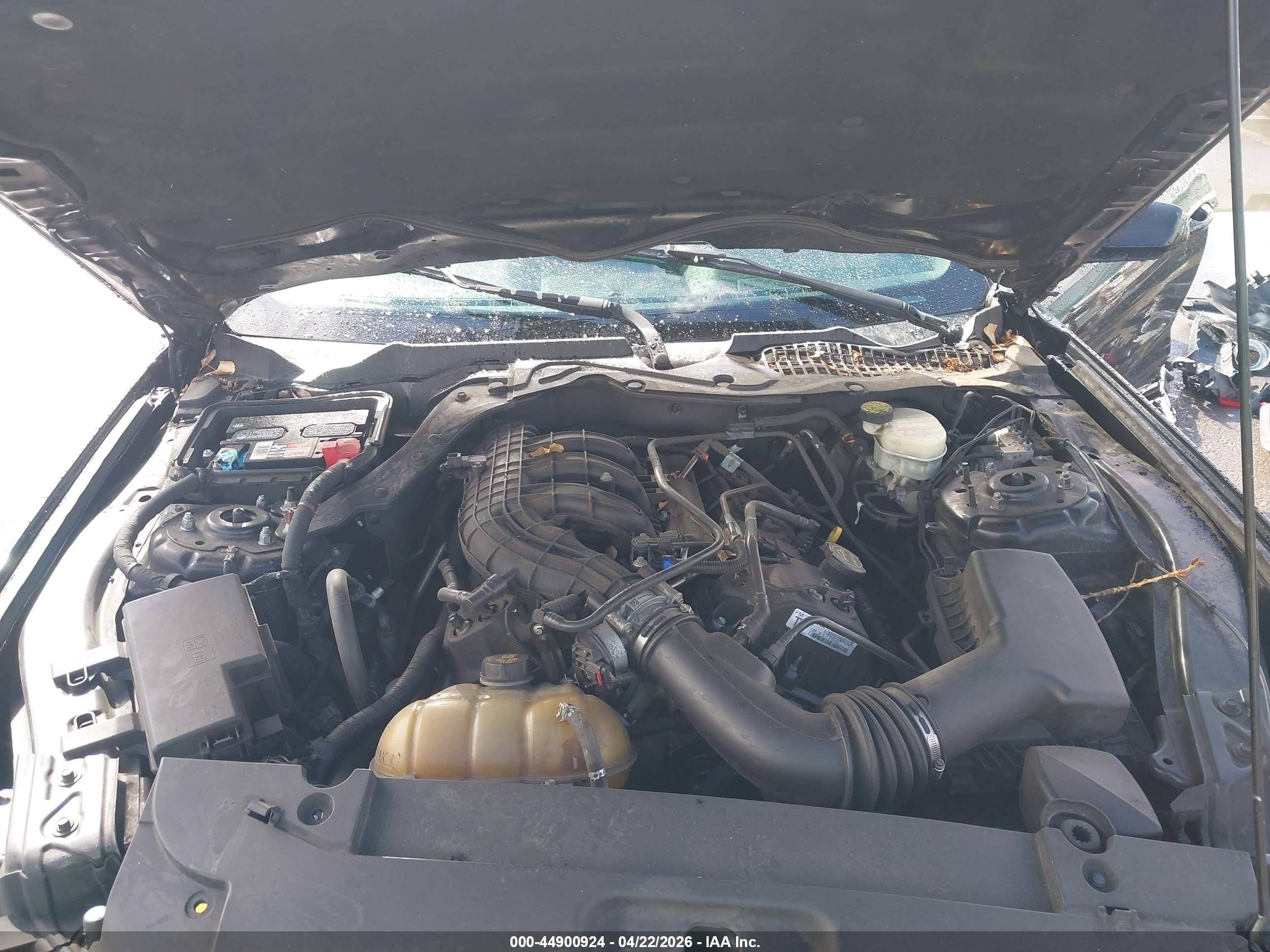 2015 Ford Mustang V6 Black vin: 1FA6P8AM9F5409055
