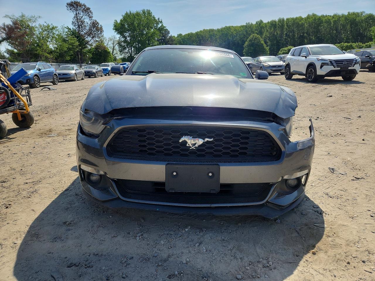 2015 Ford Mustang Gray vin: 1FA6P8AMXF5309675
