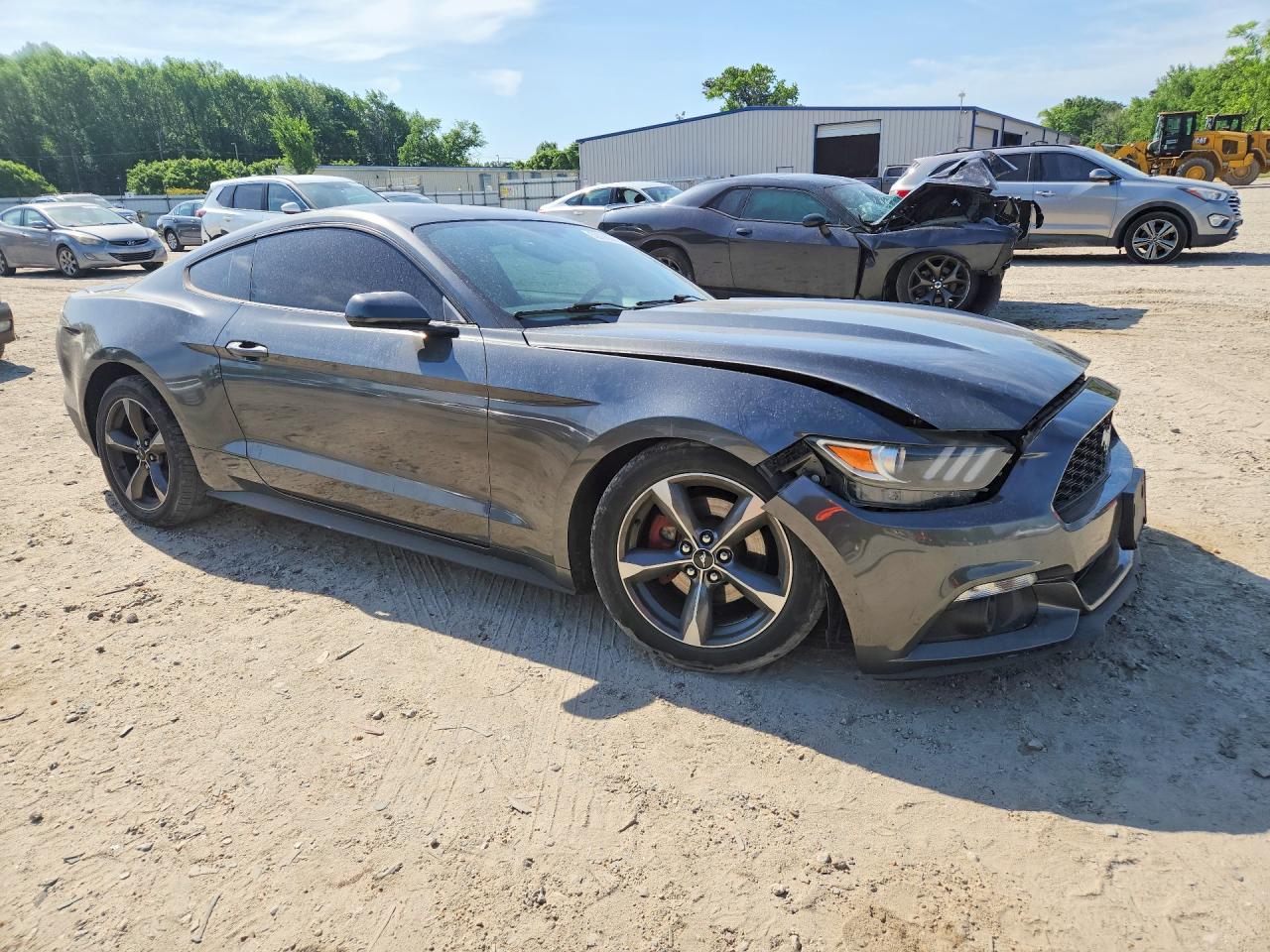 2015 Ford Mustang Gray vin: 1FA6P8AMXF5309675