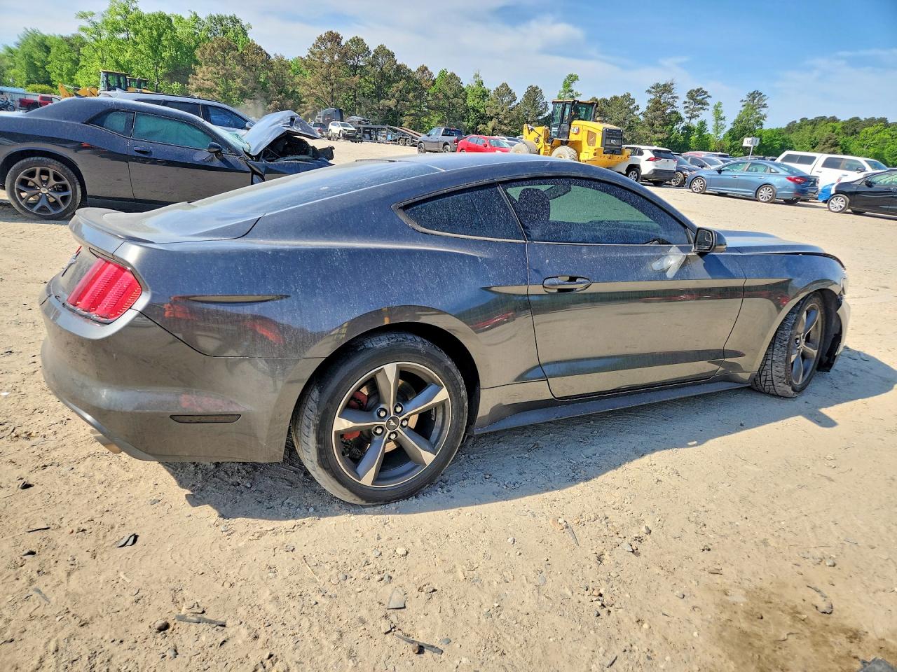 2015 Ford Mustang Gray vin: 1FA6P8AMXF5309675