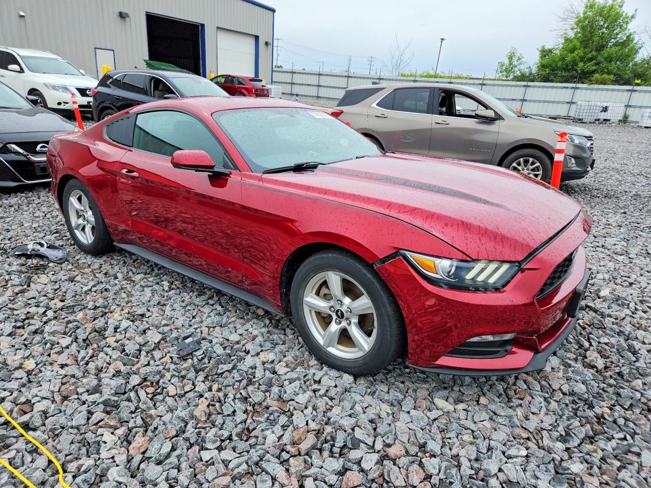 2015 Ford Mustang Red vin: 1FA6P8AMXF5367849